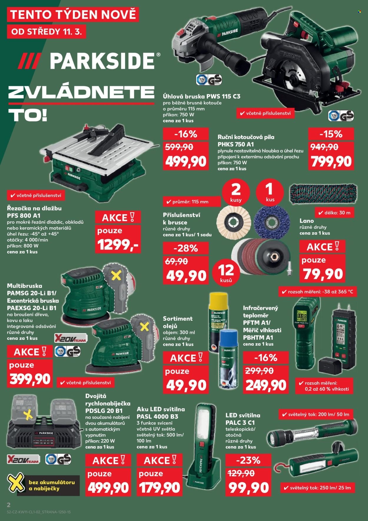 KAUFLAND leták - Objevte svět Parkside (2026-03-11 - 2026-03-17)