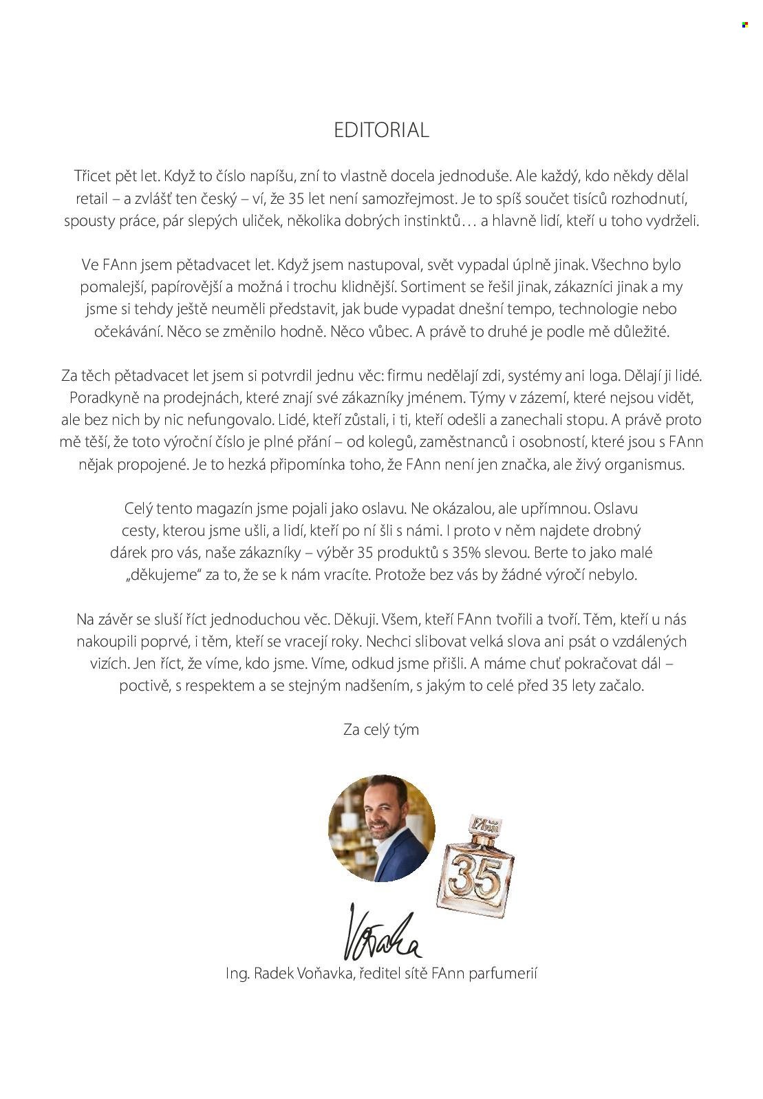 FANN PARFUMERIE leták - Od neděle 1.3.2026 (2026-03-01 - 2026-05-28)