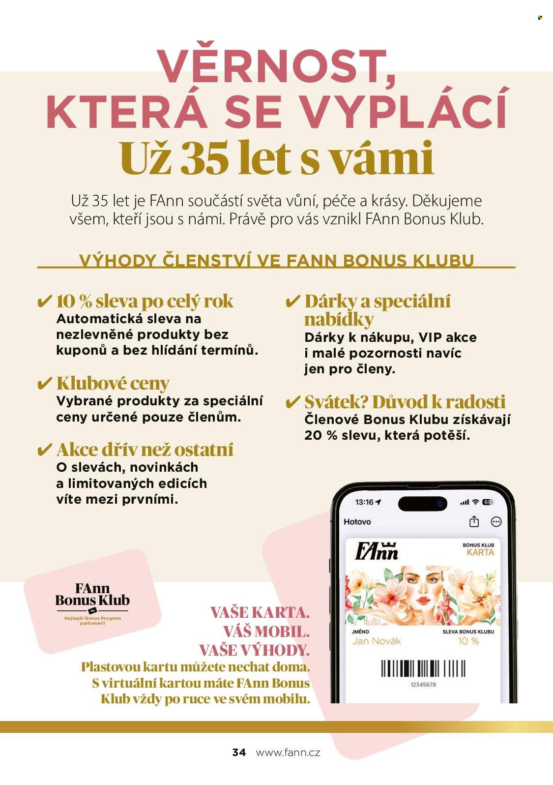FANN PARFUMERIE leták - Od neděle 1.3.2026 (2026-03-01 - 2026-05-28)
