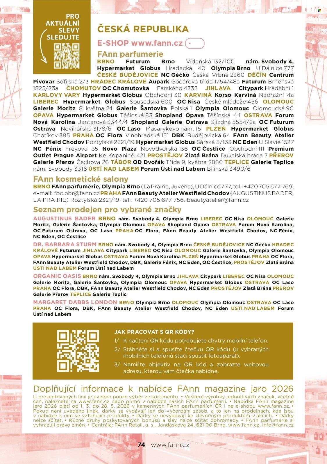FANN PARFUMERIE leták - Od neděle 1.3.2026 (2026-03-01 - 2026-05-28)