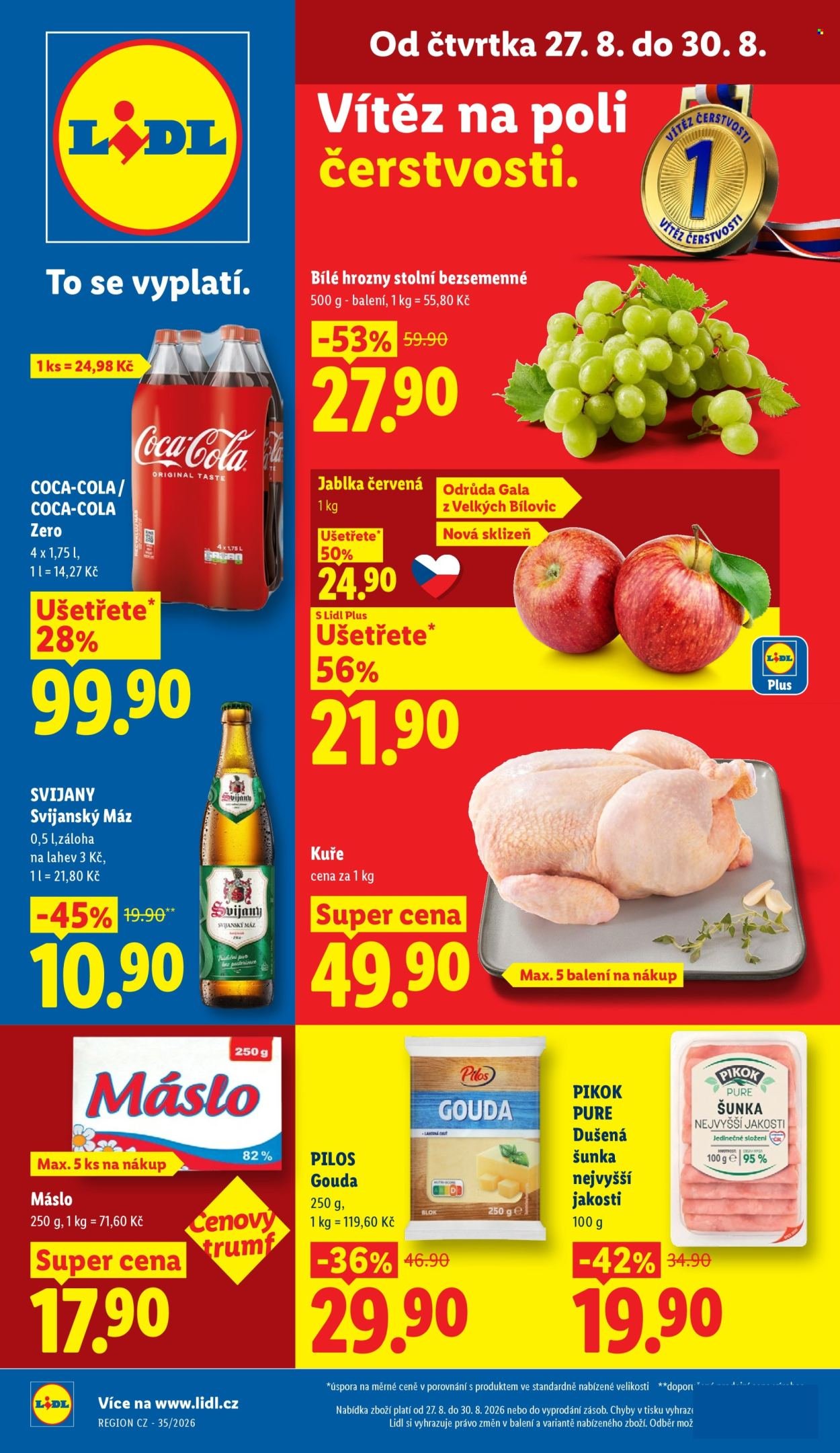 LIDL leták - Od čtvrtka 27.8.2026
