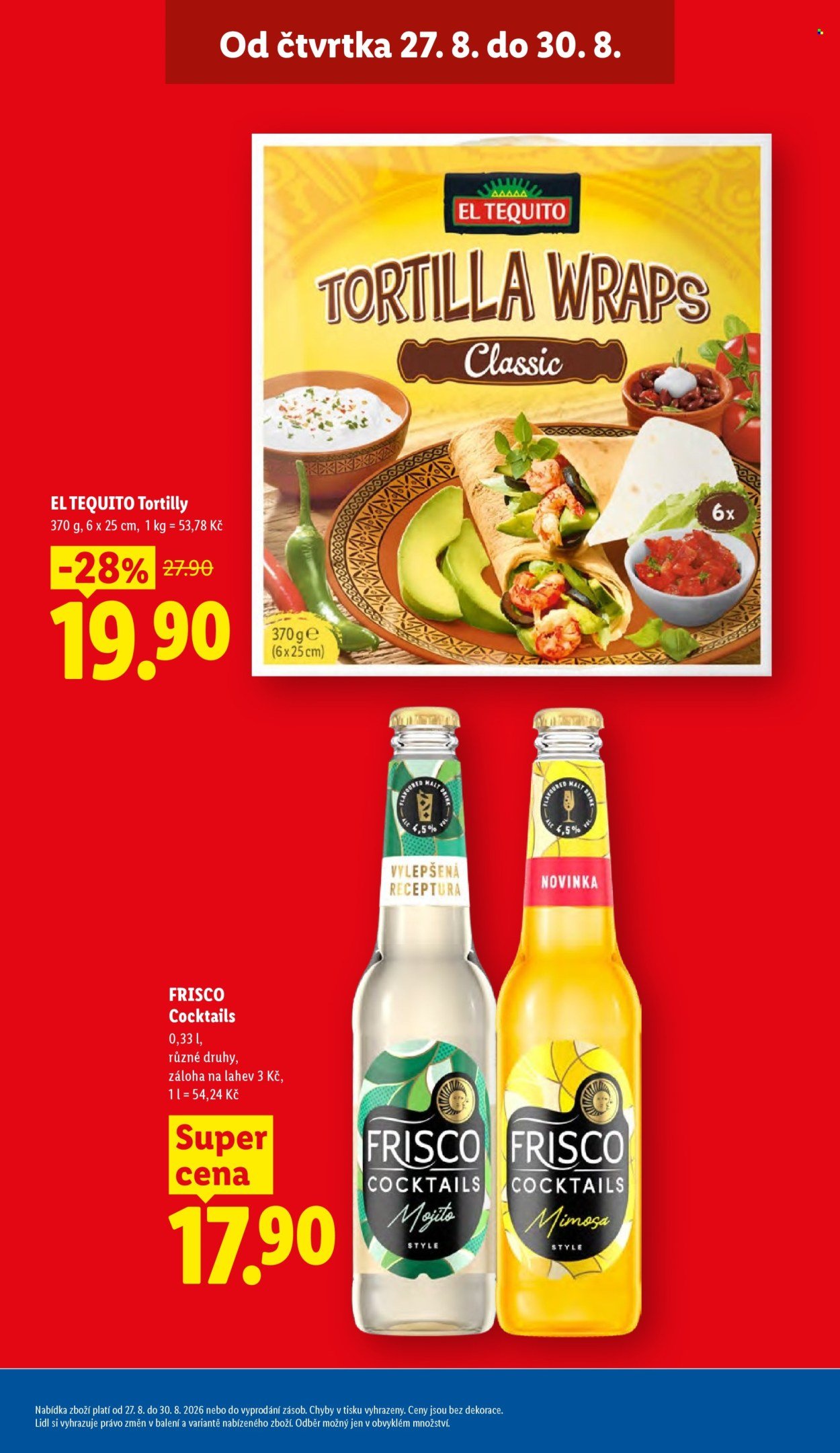LIDL leták - Od čtvrtka 27.8.2026