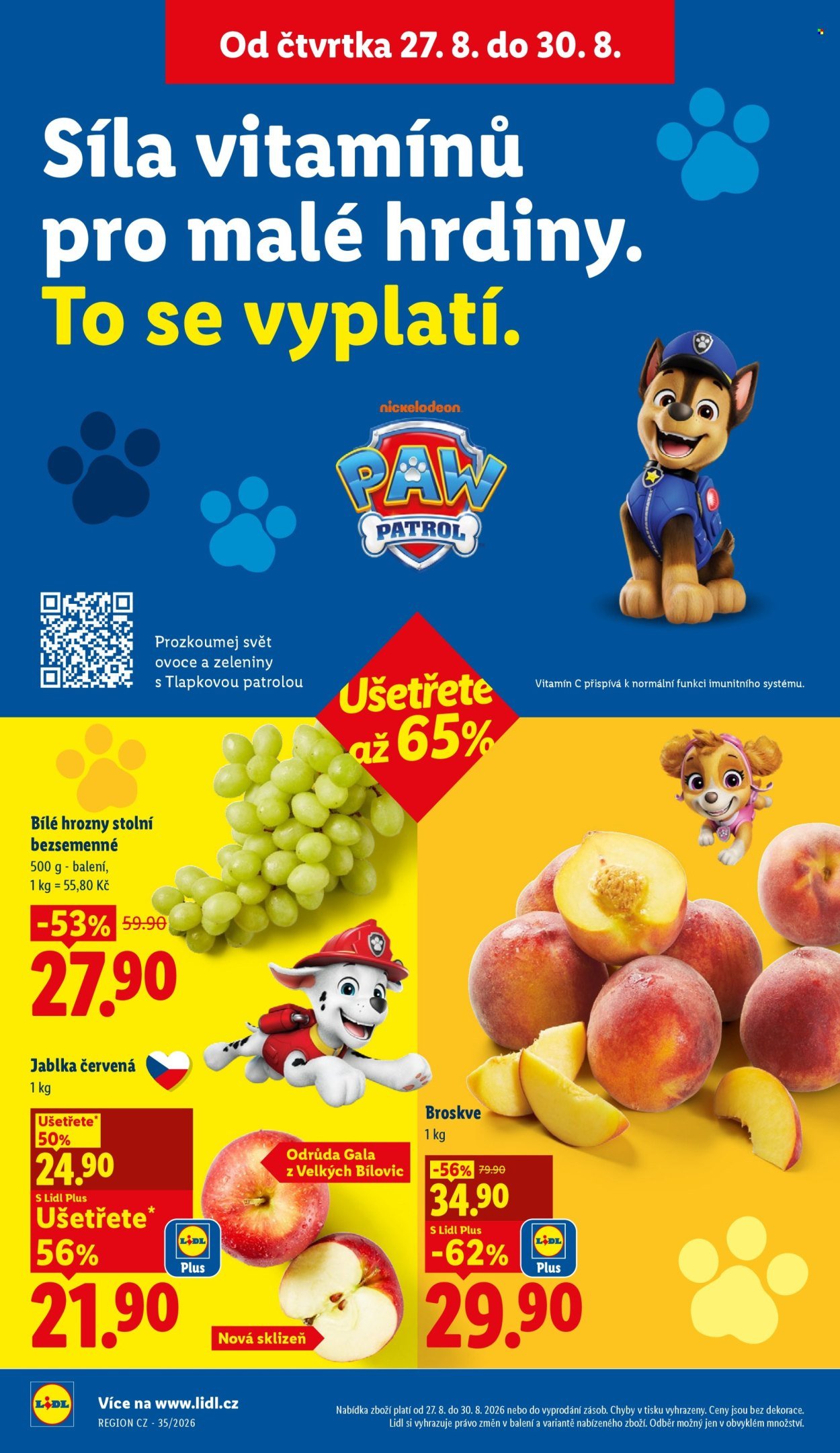 LIDL leták - Od čtvrtka 27.8.2026