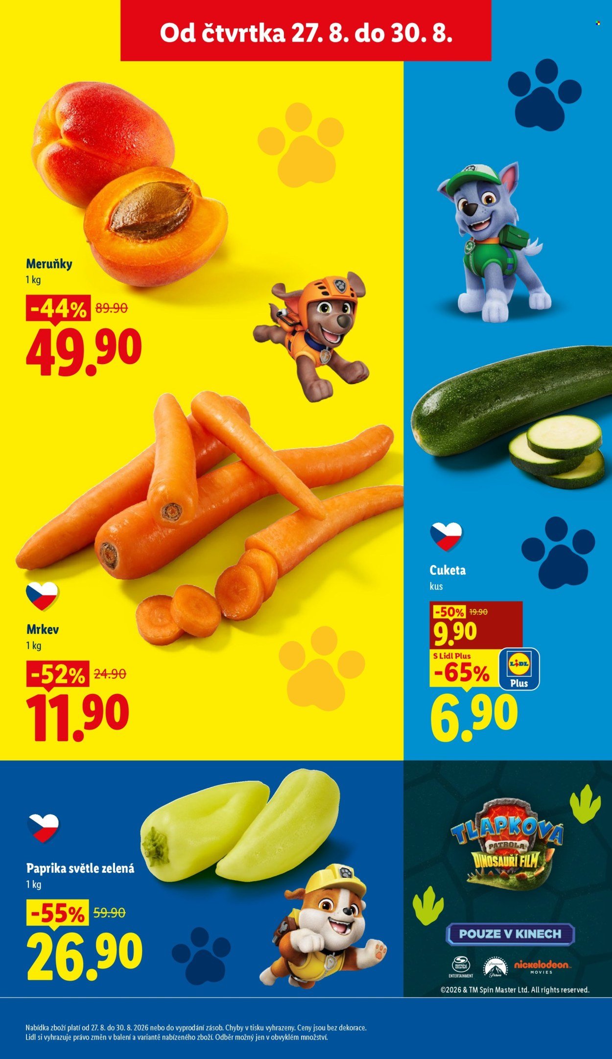 LIDL leták - Od čtvrtka 27.8.2026