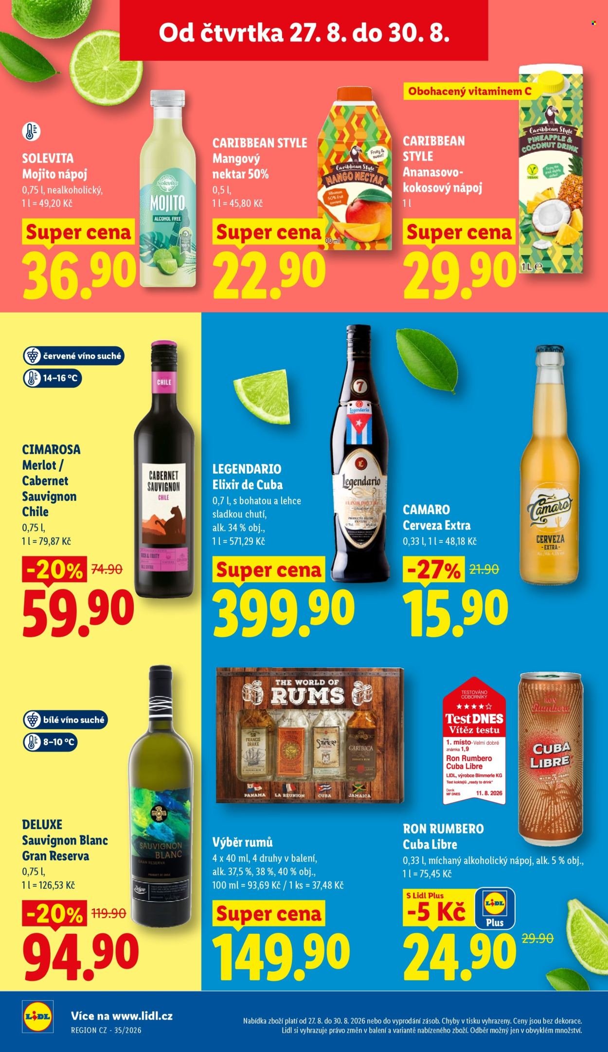 LIDL leták - Od čtvrtka 27.8.2026