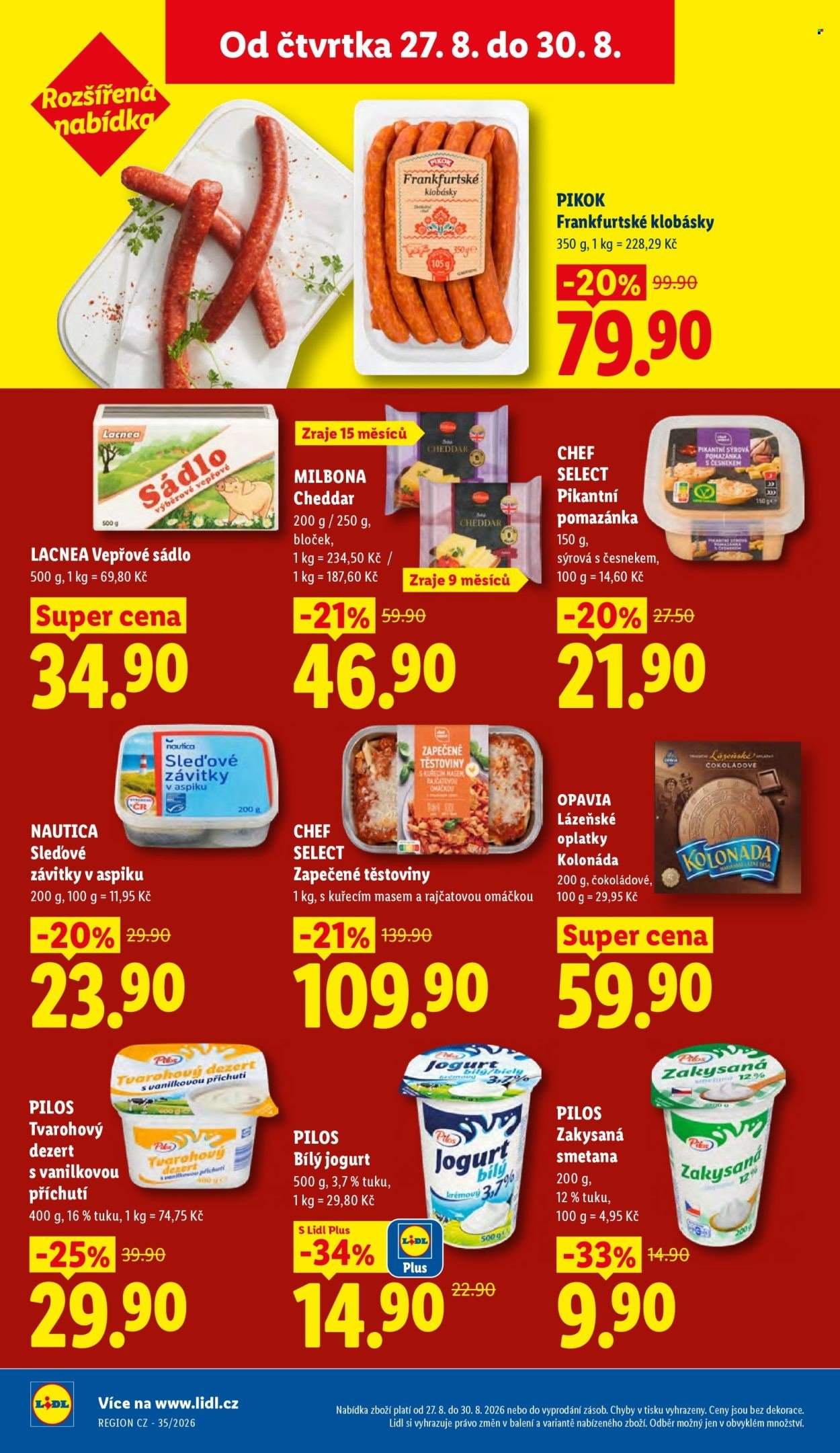 LIDL leták - Od čtvrtka 27.8.2026
