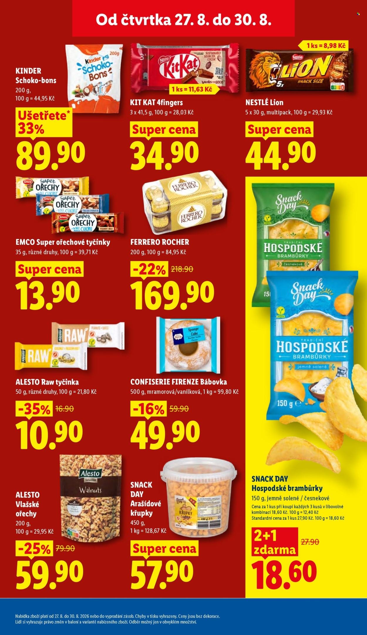 LIDL leták - Od čtvrtka 27.8.2026