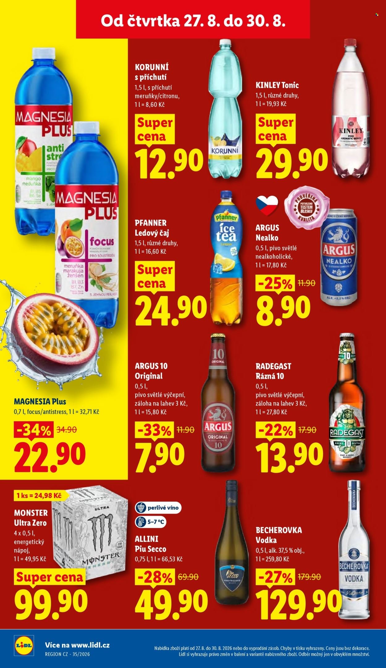 LIDL leták - Od čtvrtka 27.8.2026
