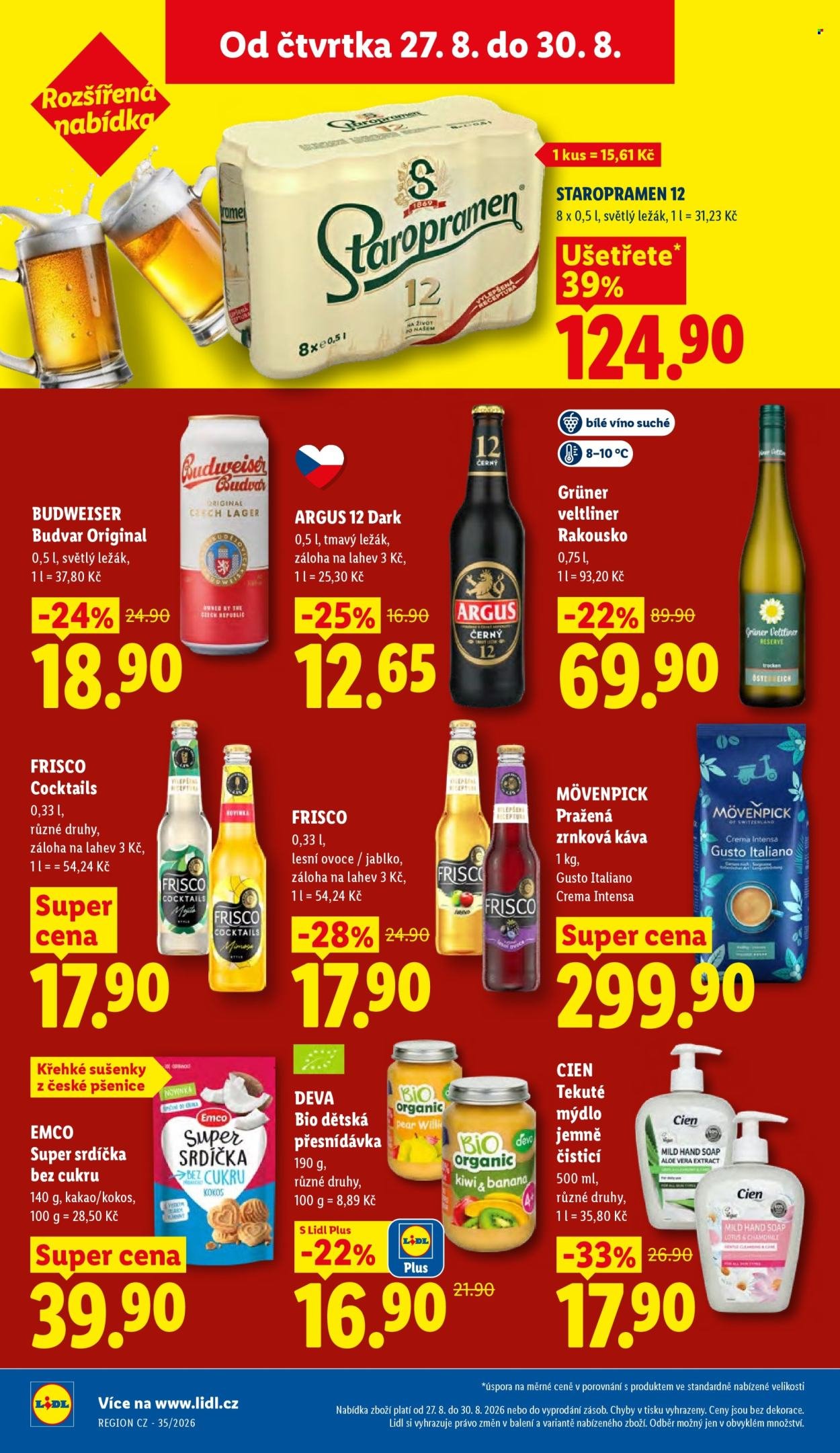LIDL leták - Od čtvrtka 27.8.2026