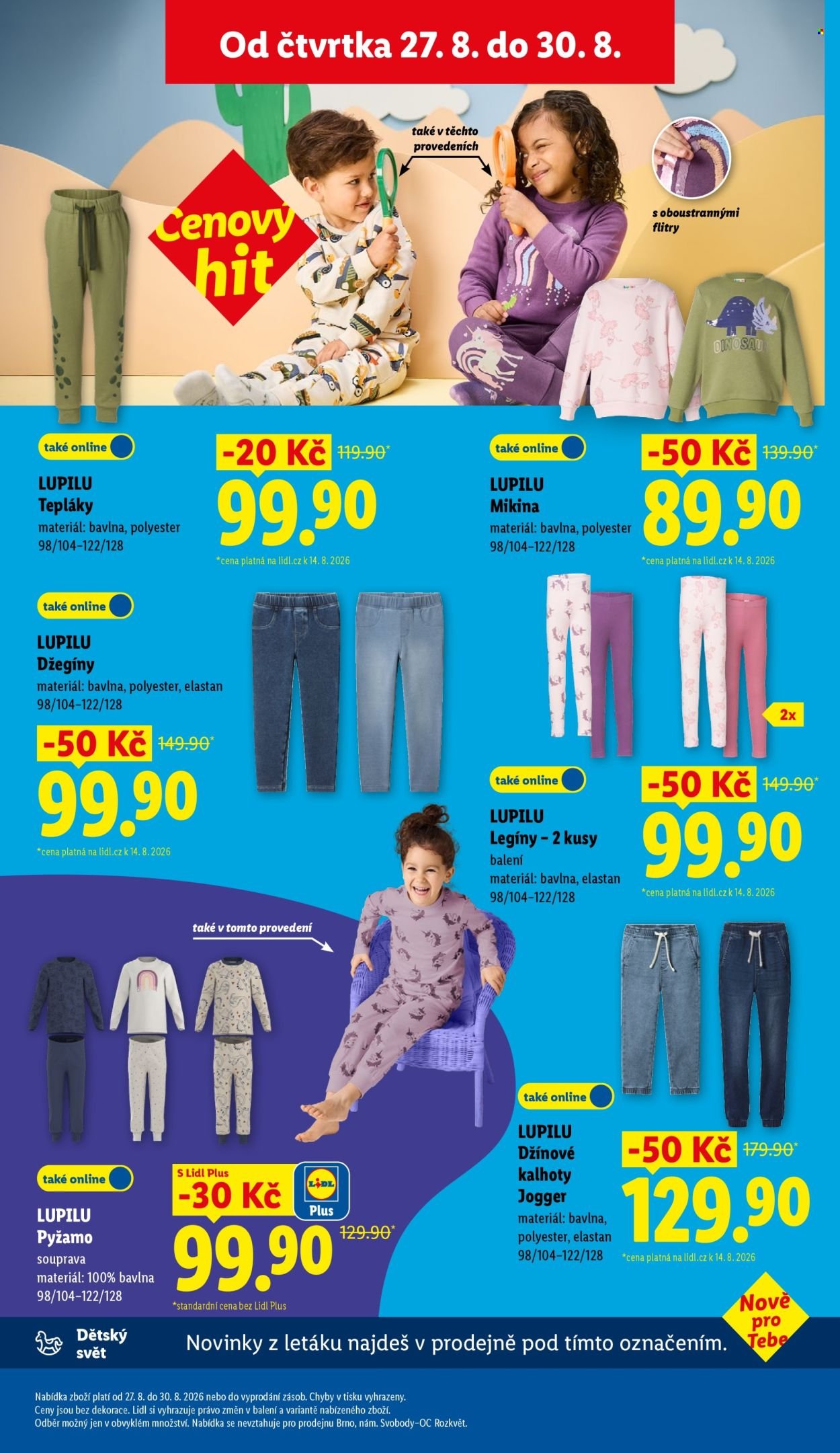 LIDL leták - Od čtvrtka 27.8.2026