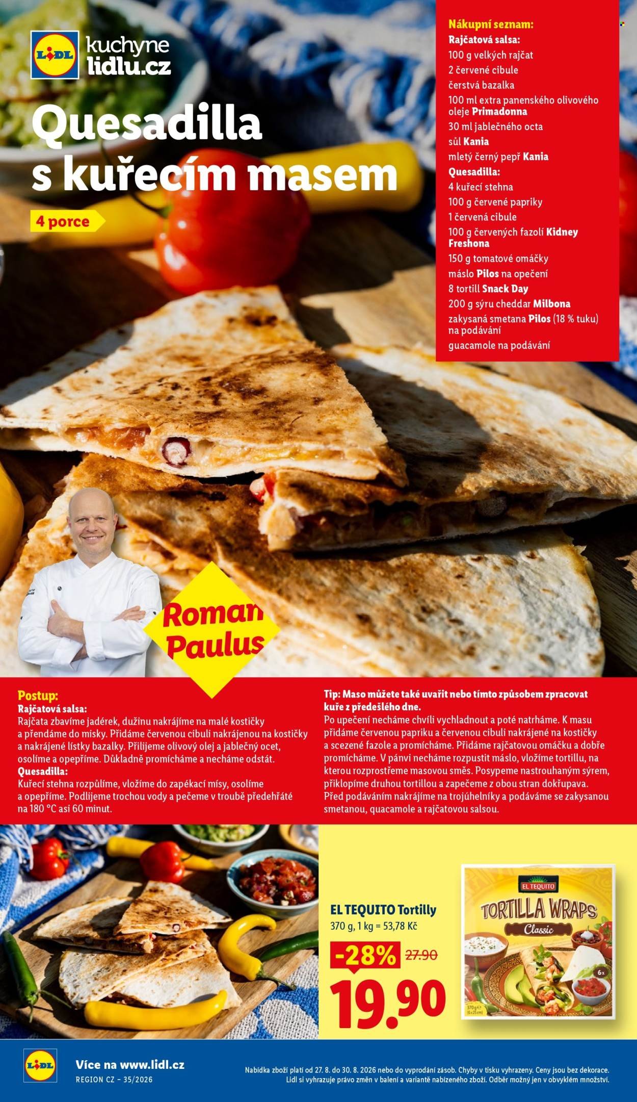 LIDL leták - Od čtvrtka 27.8.2026