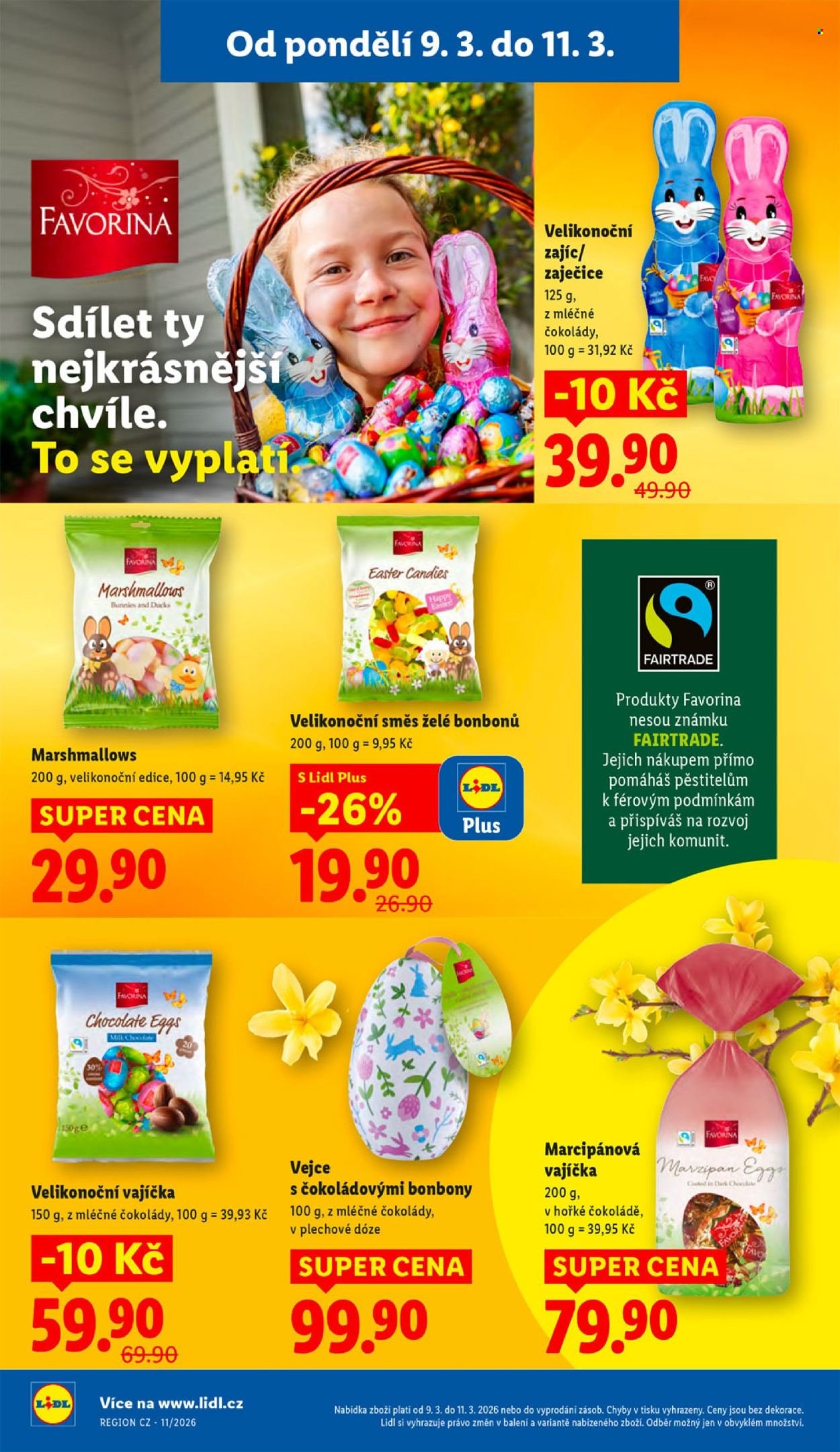 LIDL leták - Od pondělí 9.3.2026 (2026-03-09 - 2026-03-11)