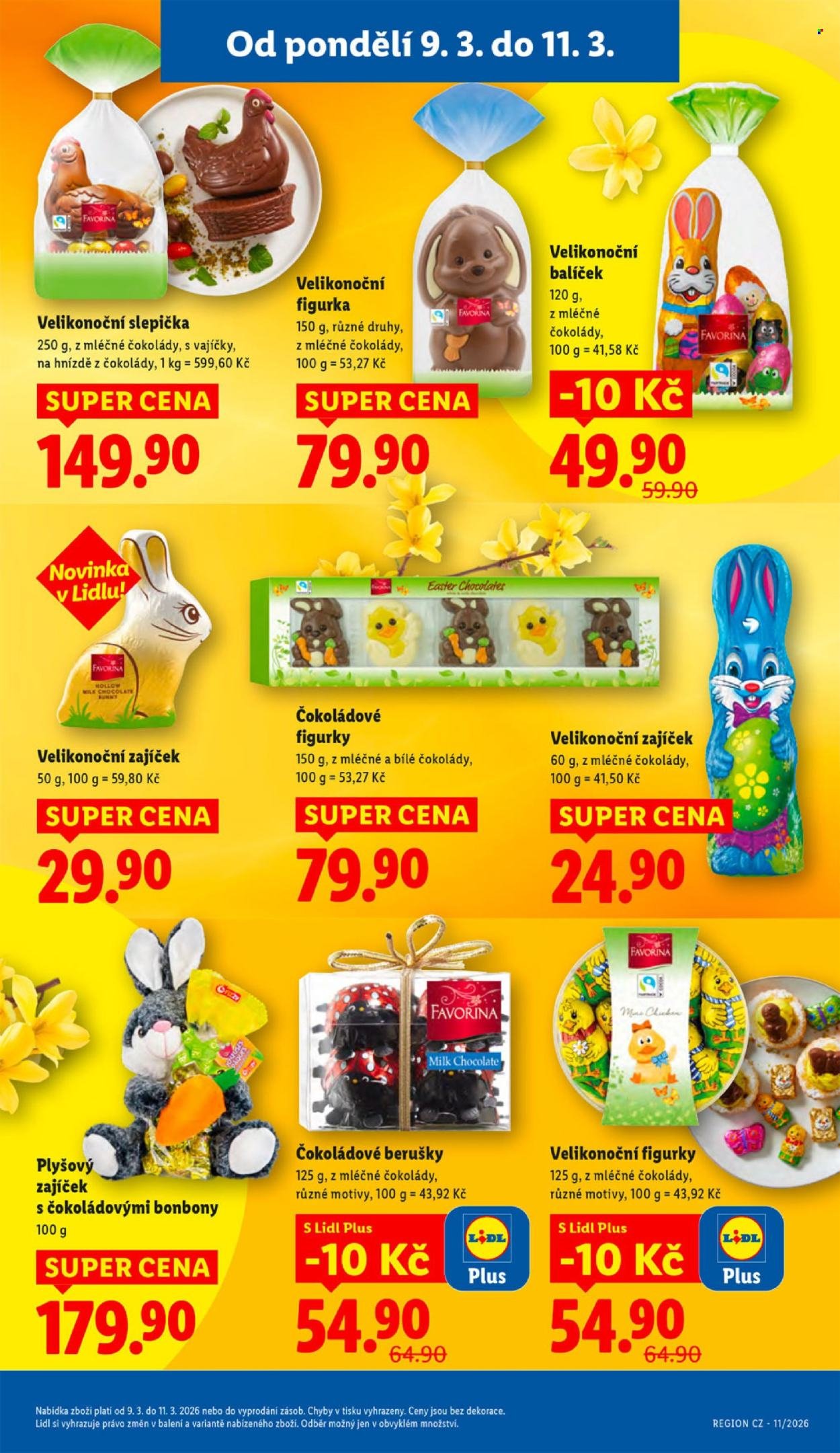 LIDL leták - Od pondělí 9.3.2026 (2026-03-09 - 2026-03-11)