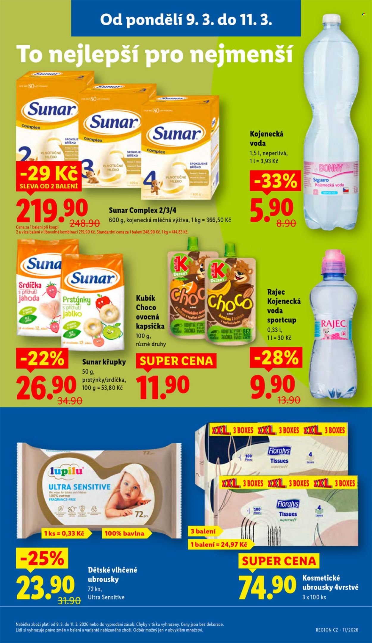 LIDL leták - Od pondělí 9.3.2026 (2026-03-09 - 2026-03-11)