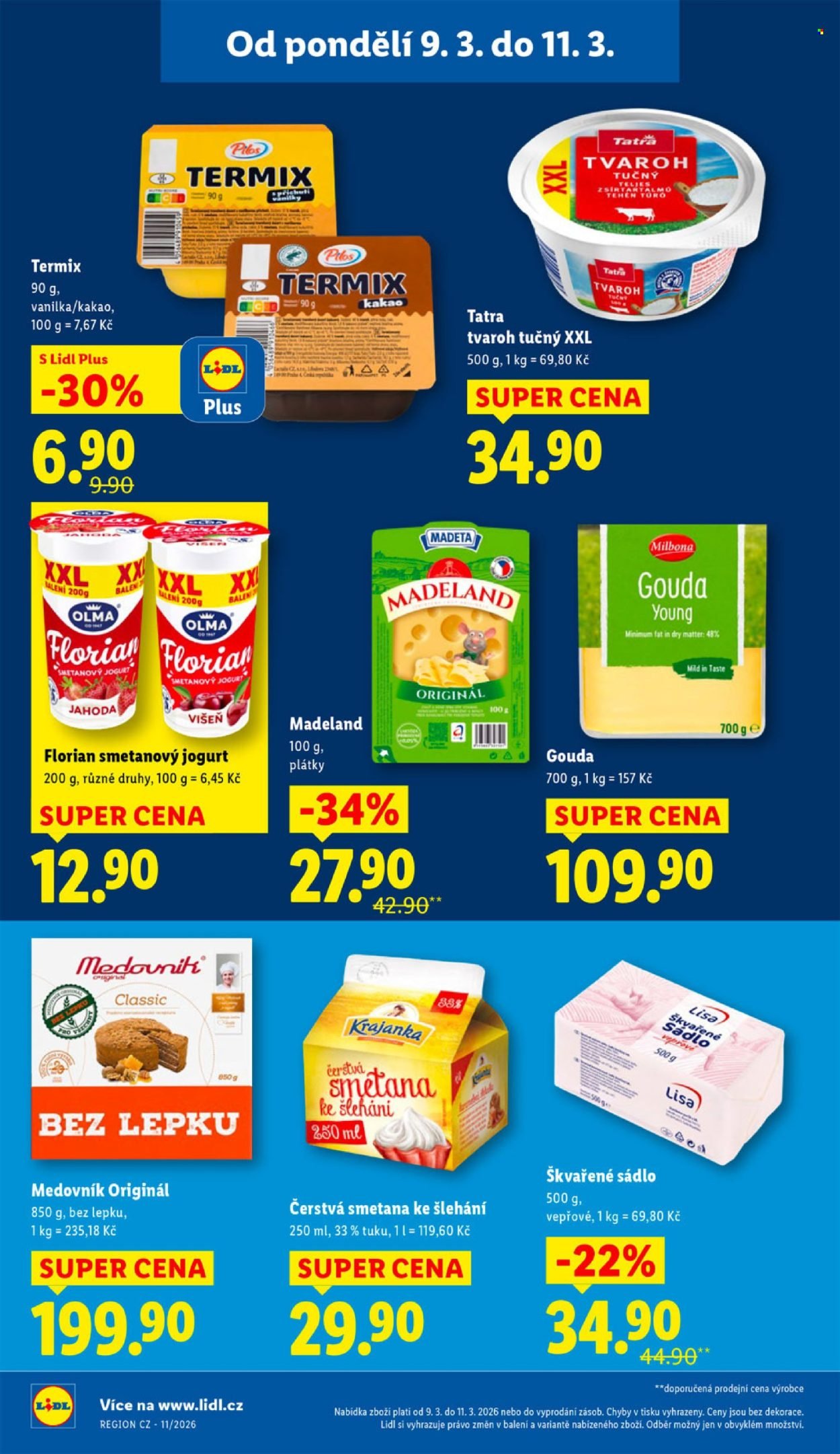 LIDL leták - Od pondělí 9.3.2026 (2026-03-09 - 2026-03-11)