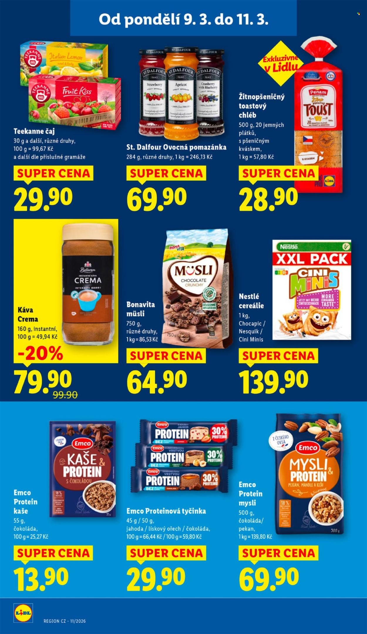 LIDL leták - Od pondělí 9.3.2026 (2026-03-09 - 2026-03-11)