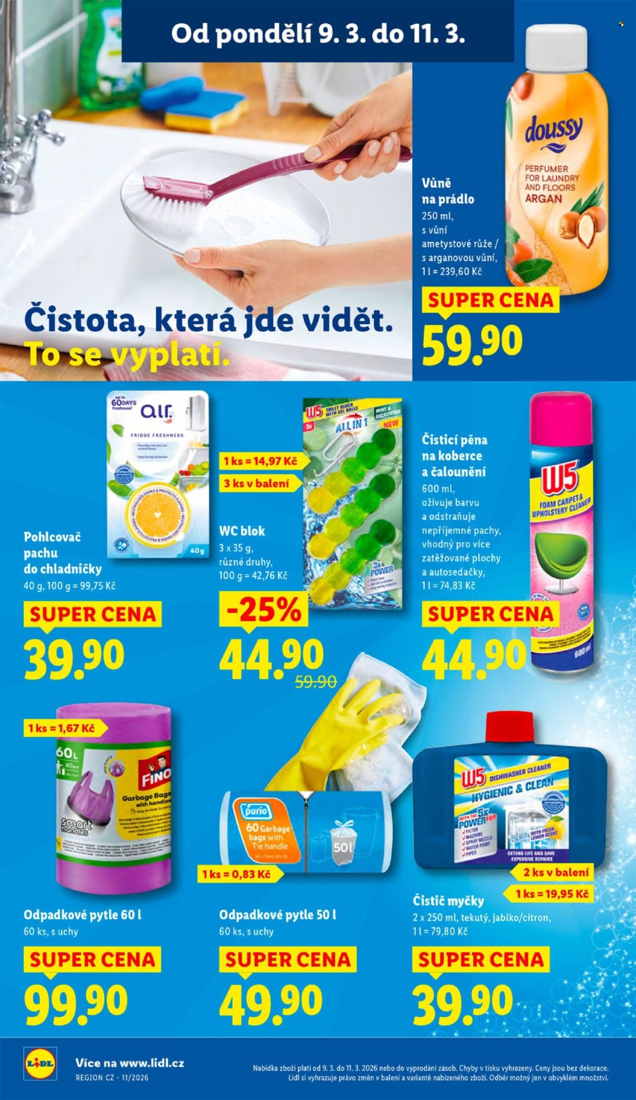 LIDL leták - Od pondělí 9.3.2026 (2026-03-09 - 2026-03-11)