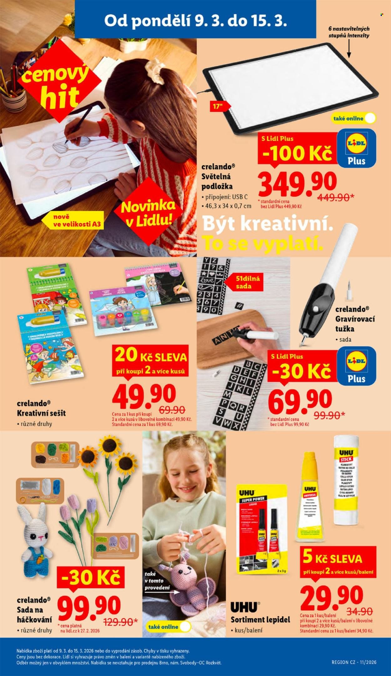 LIDL leták - Od pondělí 9.3.2026 (2026-03-09 - 2026-03-11)