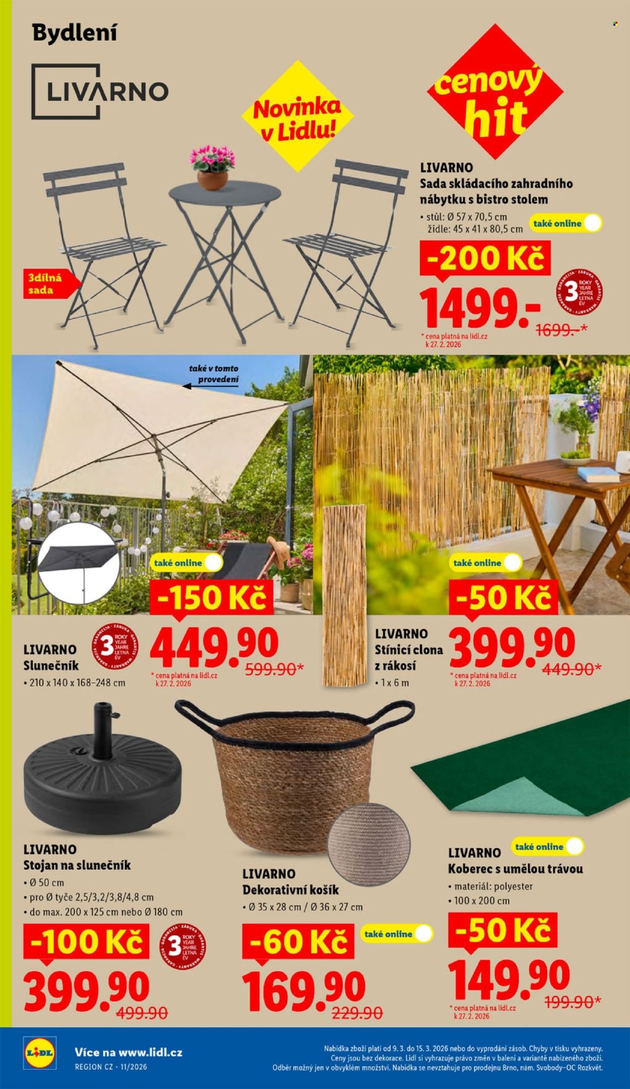 LIDL leták - Od pondělí 9.3.2026 (2026-03-09 - 2026-03-11)