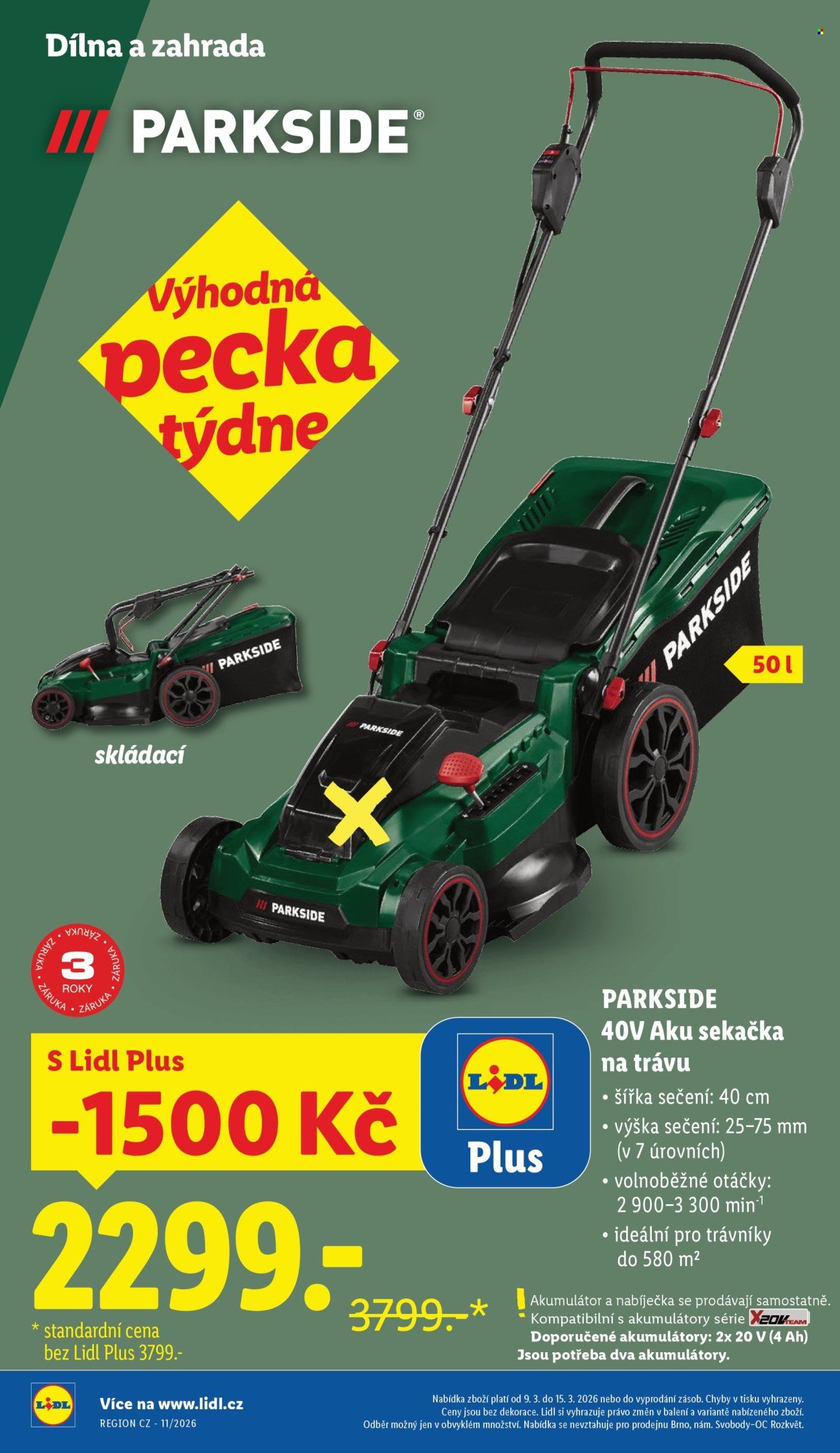 LIDL leták - Od pondělí 9.3.2026 (2026-03-09 - 2026-03-11)