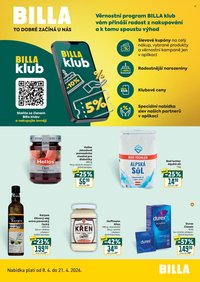 BILLA leták - Klub (2026-04-08 - 2026-04-21)