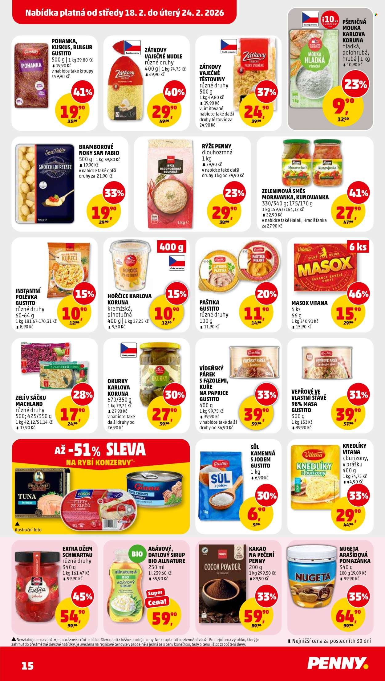 PENNY leták - nízké ceny hezky česky (2026-02-18 - 2026-02-24)