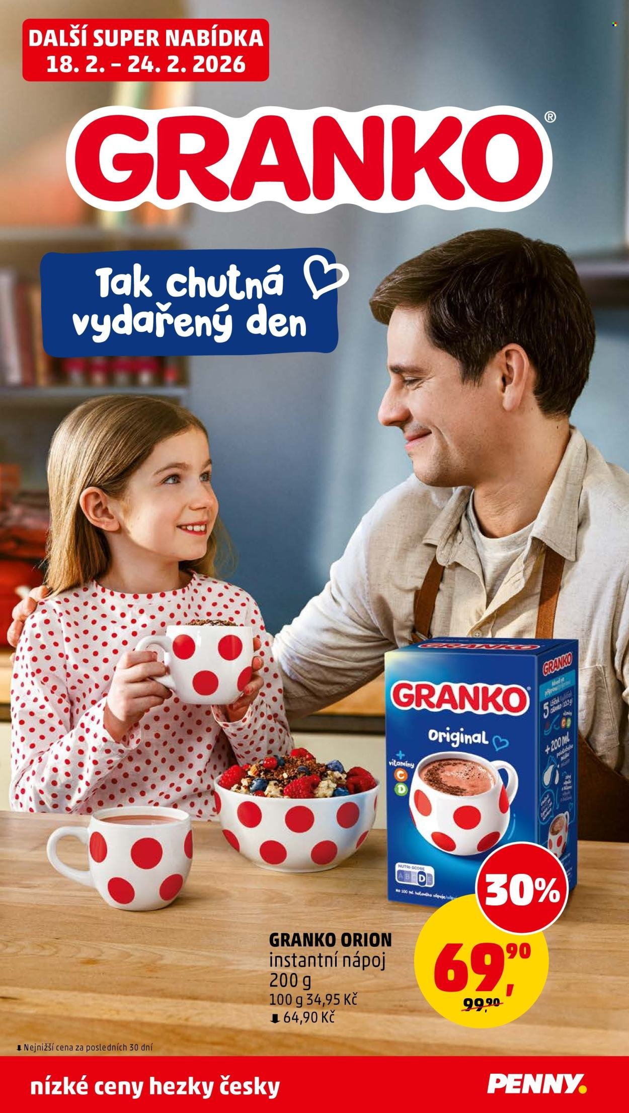 PENNY leták - nízké ceny hezky česky (2026-02-18 - 2026-02-24)