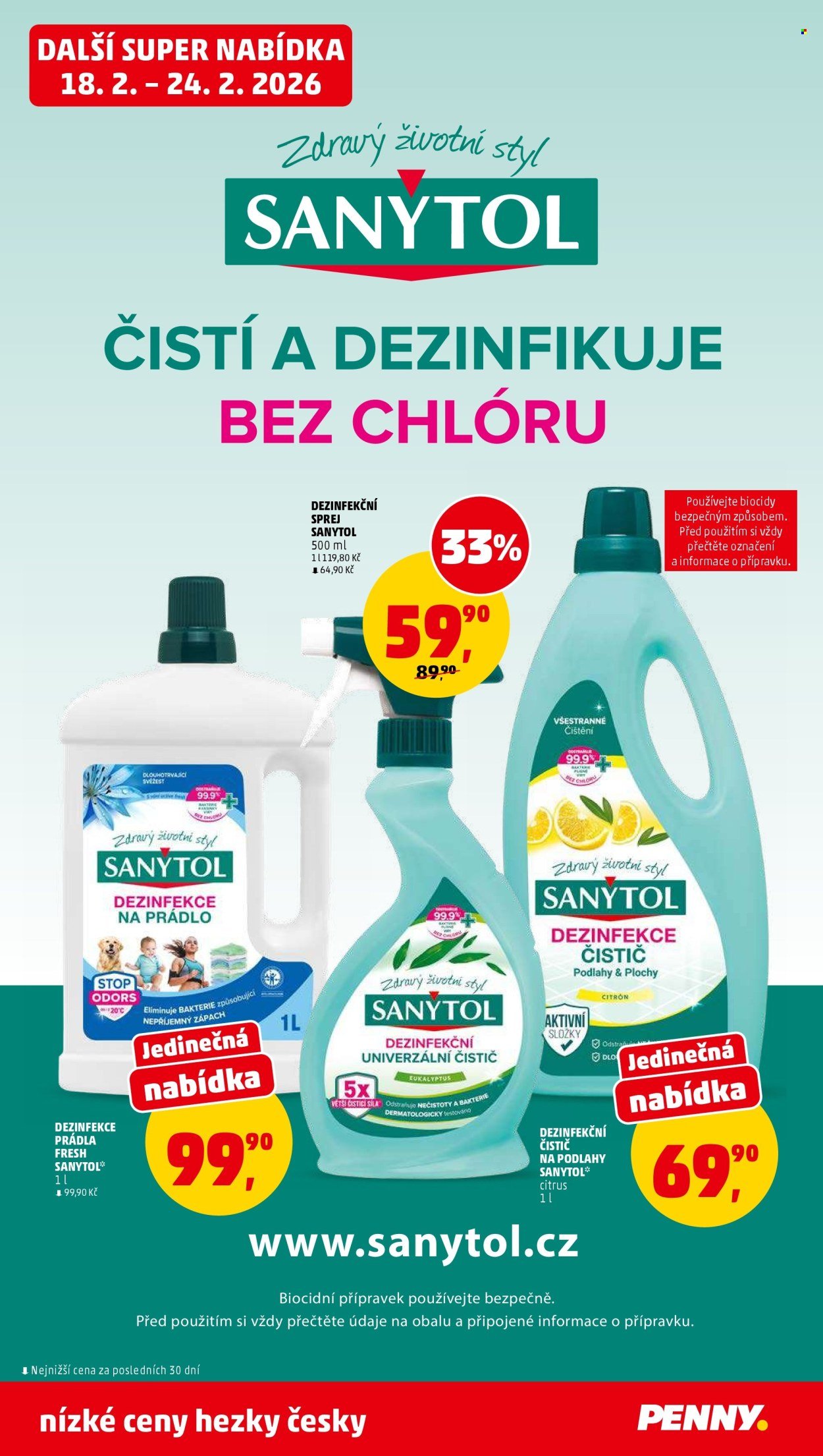 PENNY leták - nízké ceny hezky česky (2026-02-18 - 2026-02-24)