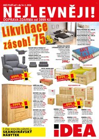 IDEA NÁBYTEK leták - Od neděle 1.2.2026 (2026-02-01 - 2026-02-14)