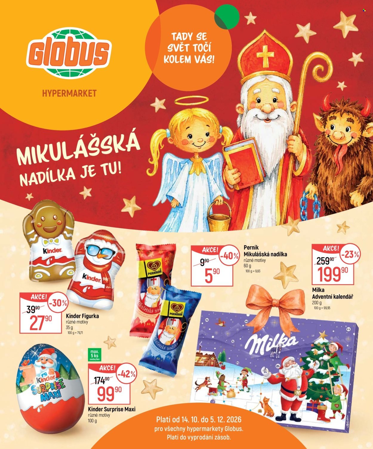 GLOBUS leták - Od středy 14.10.2026