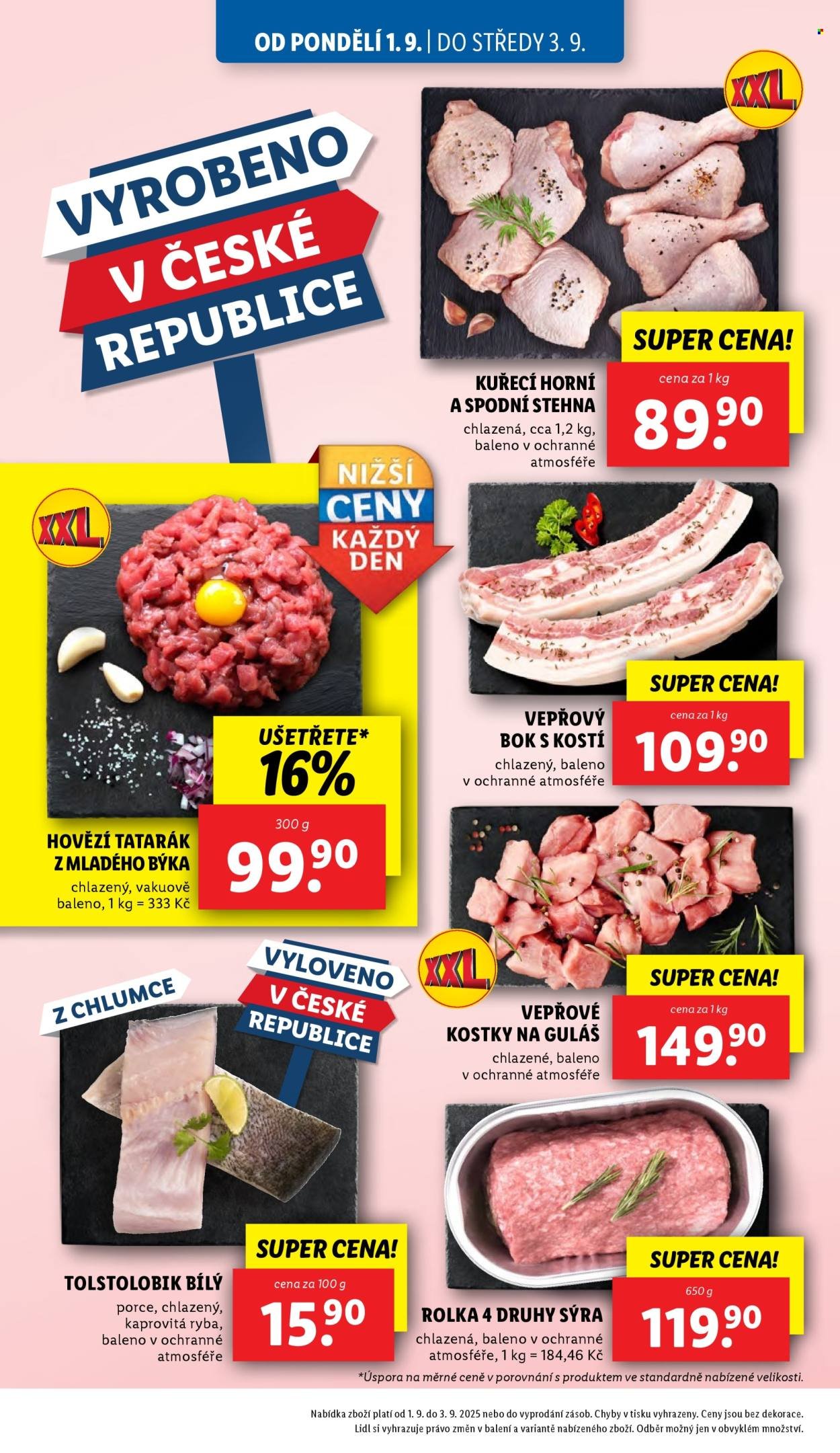 LIDL leták - Od pondělí 1.9.2025 (2025-09-01 - 2025-09-03)