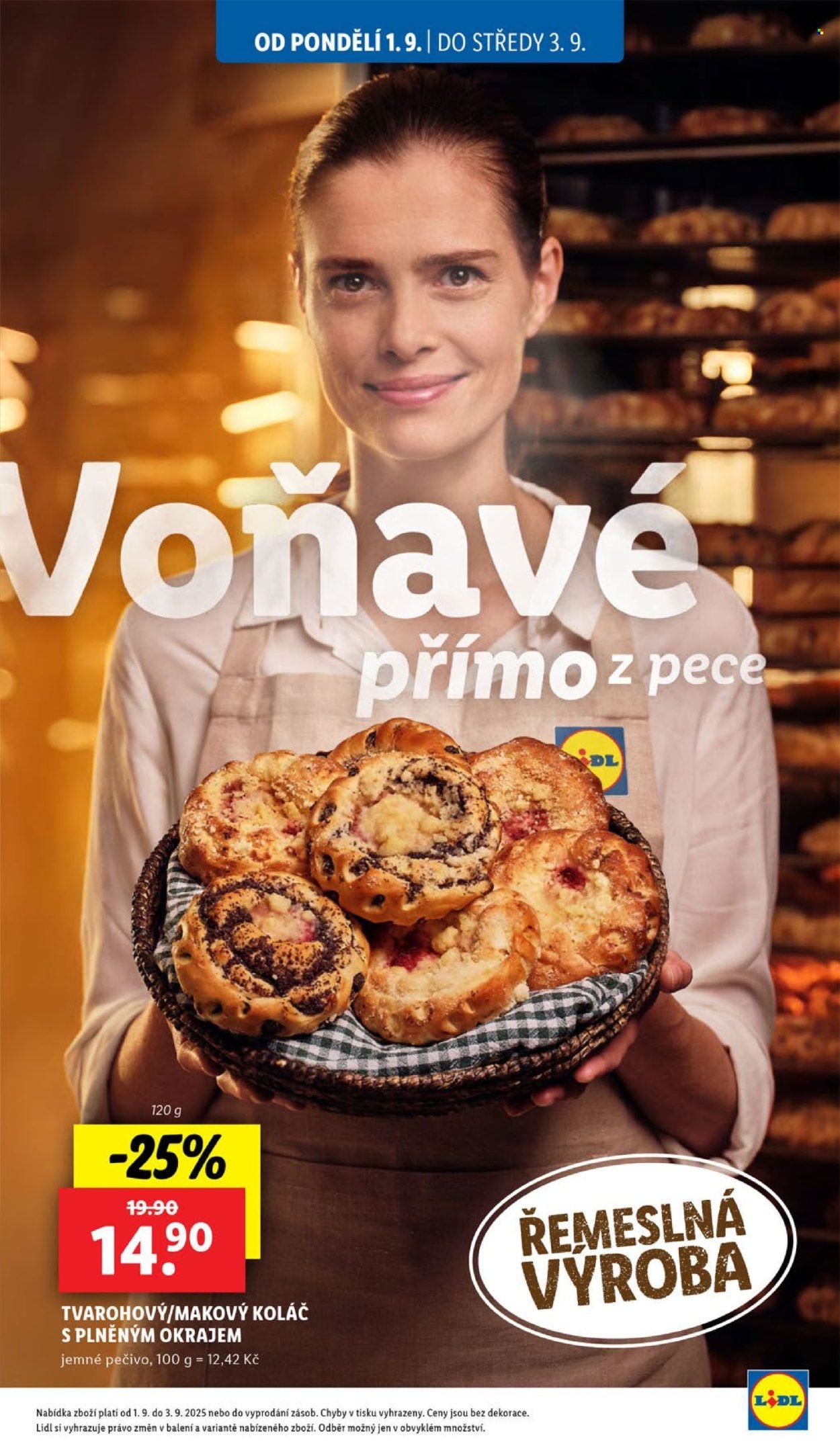 LIDL leták - Od pondělí 1.9.2025 (2025-09-01 - 2025-09-03)
