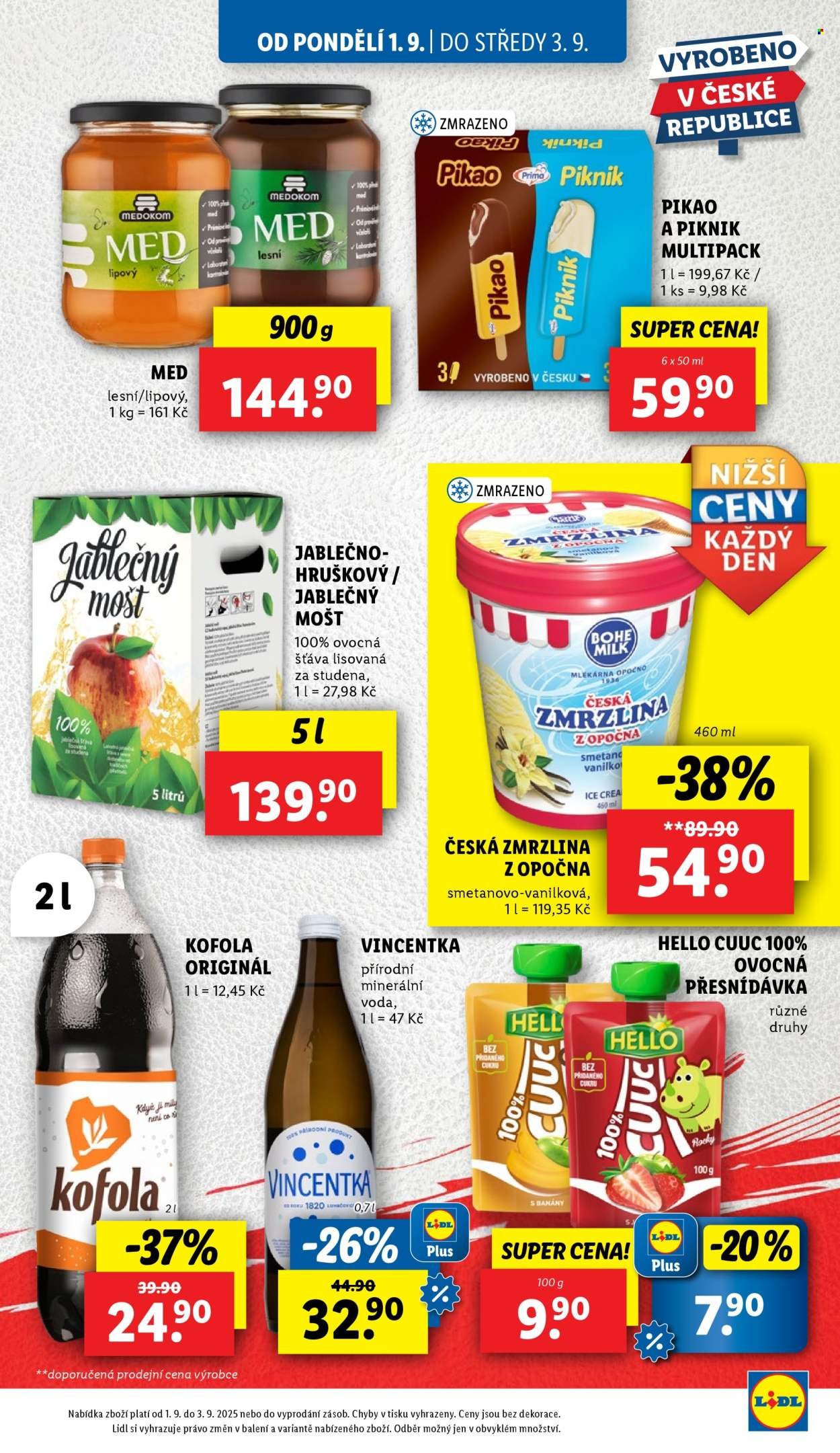 LIDL leták - Od pondělí 1.9.2025 (2025-09-01 - 2025-09-03)