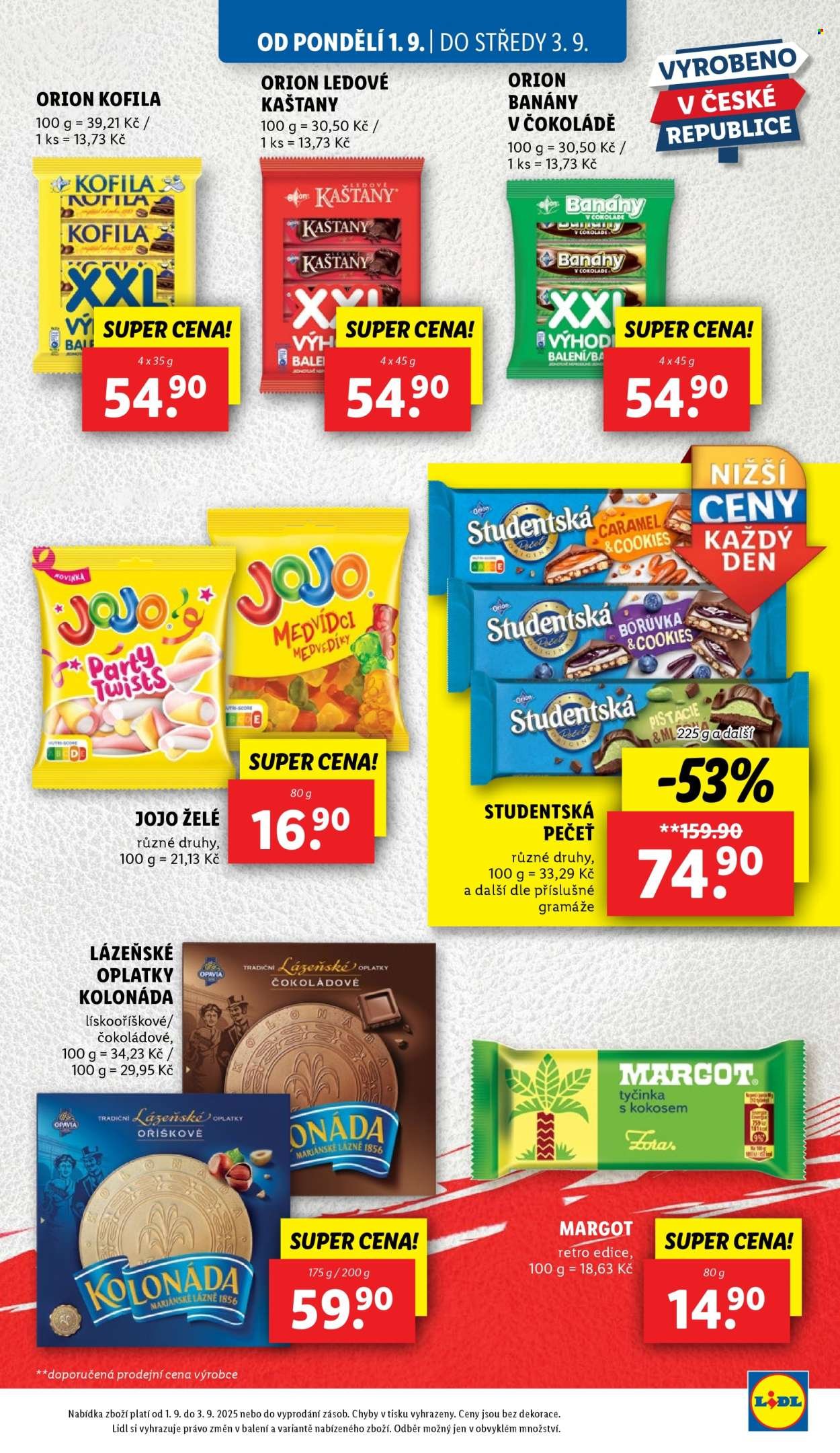 LIDL leták - Od pondělí 1.9.2025 (2025-09-01 - 2025-09-03)