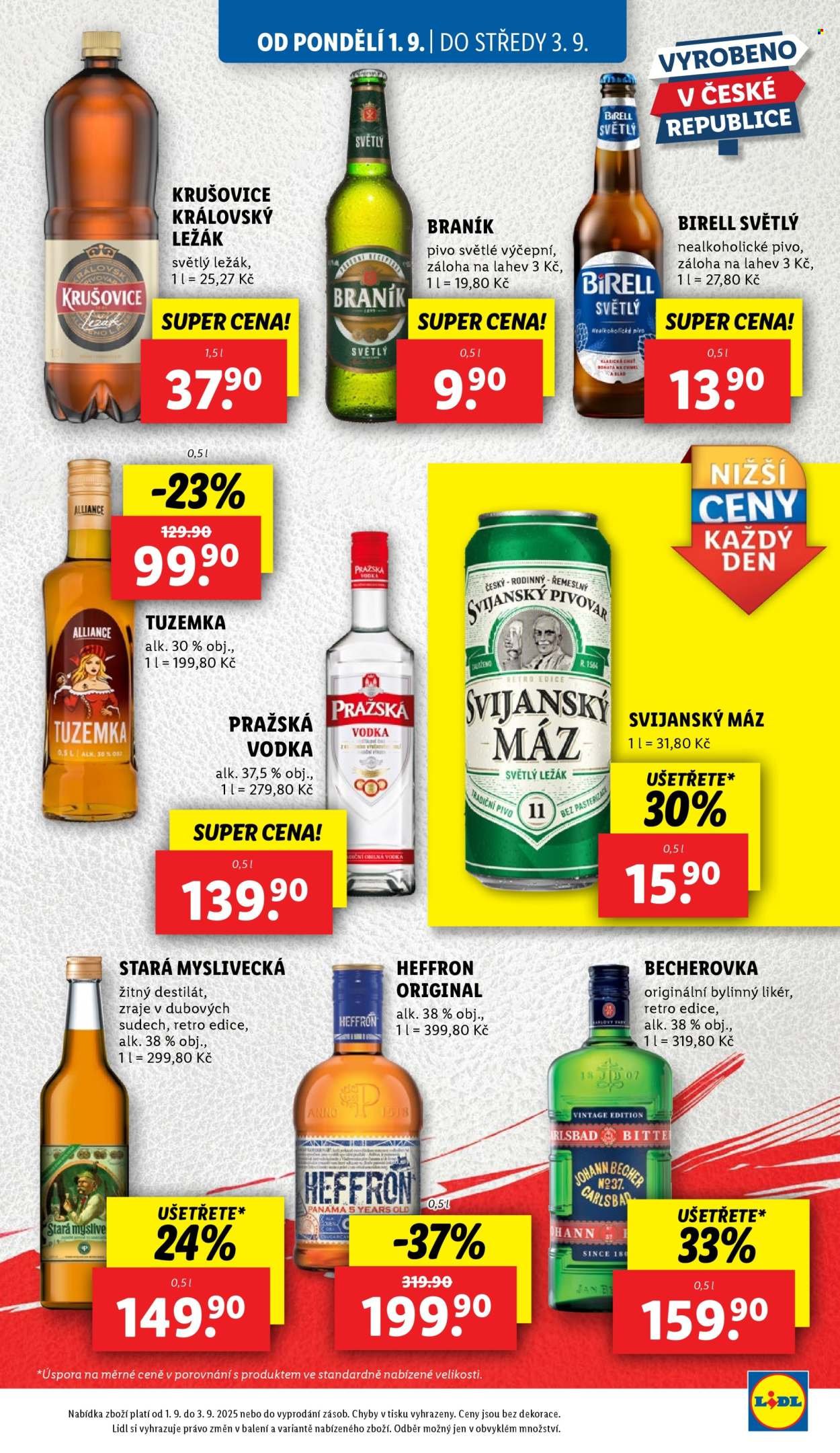 LIDL leták - Od pondělí 1.9.2025 (2025-09-01 - 2025-09-03)
