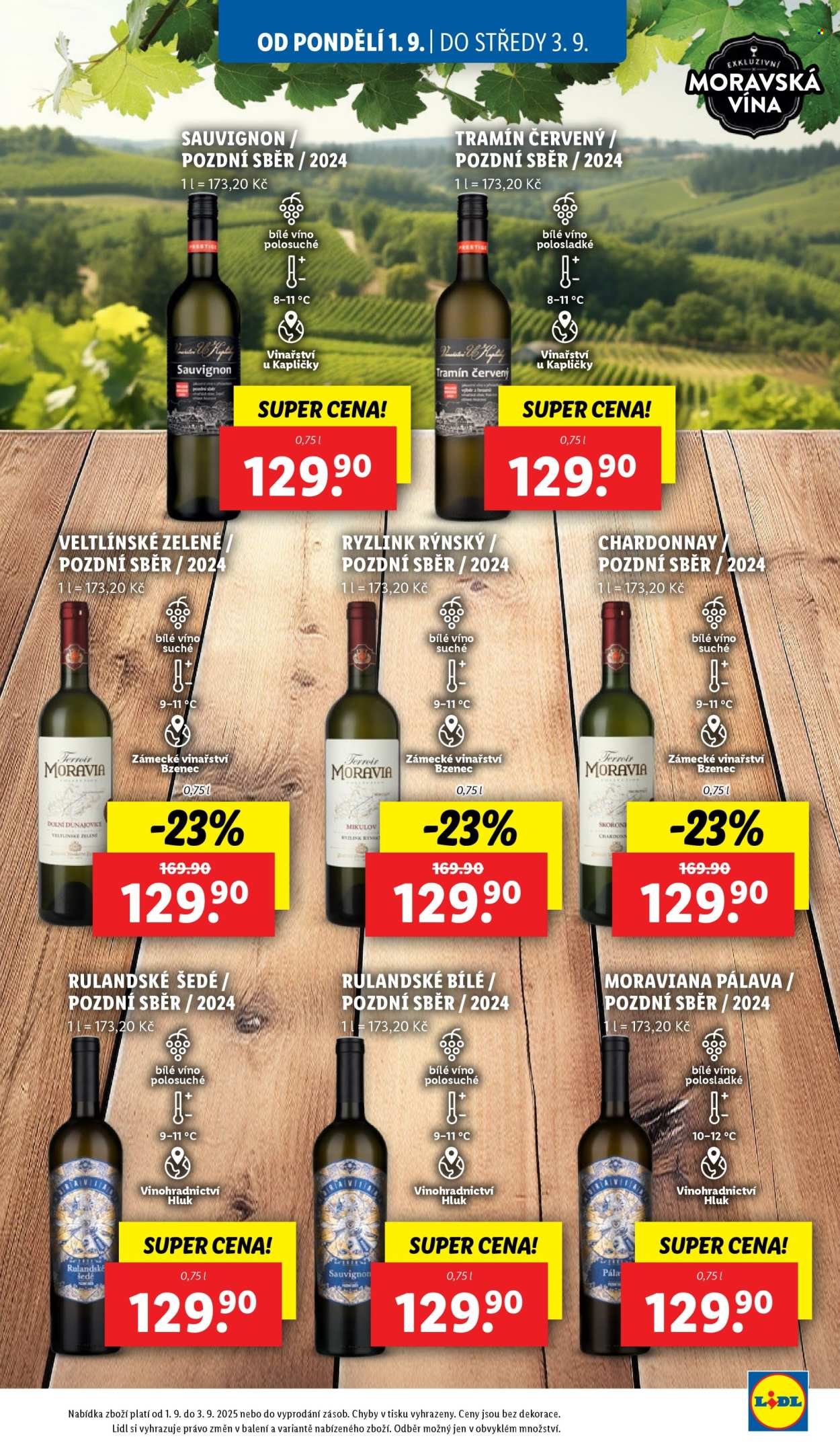 LIDL leták - Od pondělí 1.9.2025 (2025-09-01 - 2025-09-03)