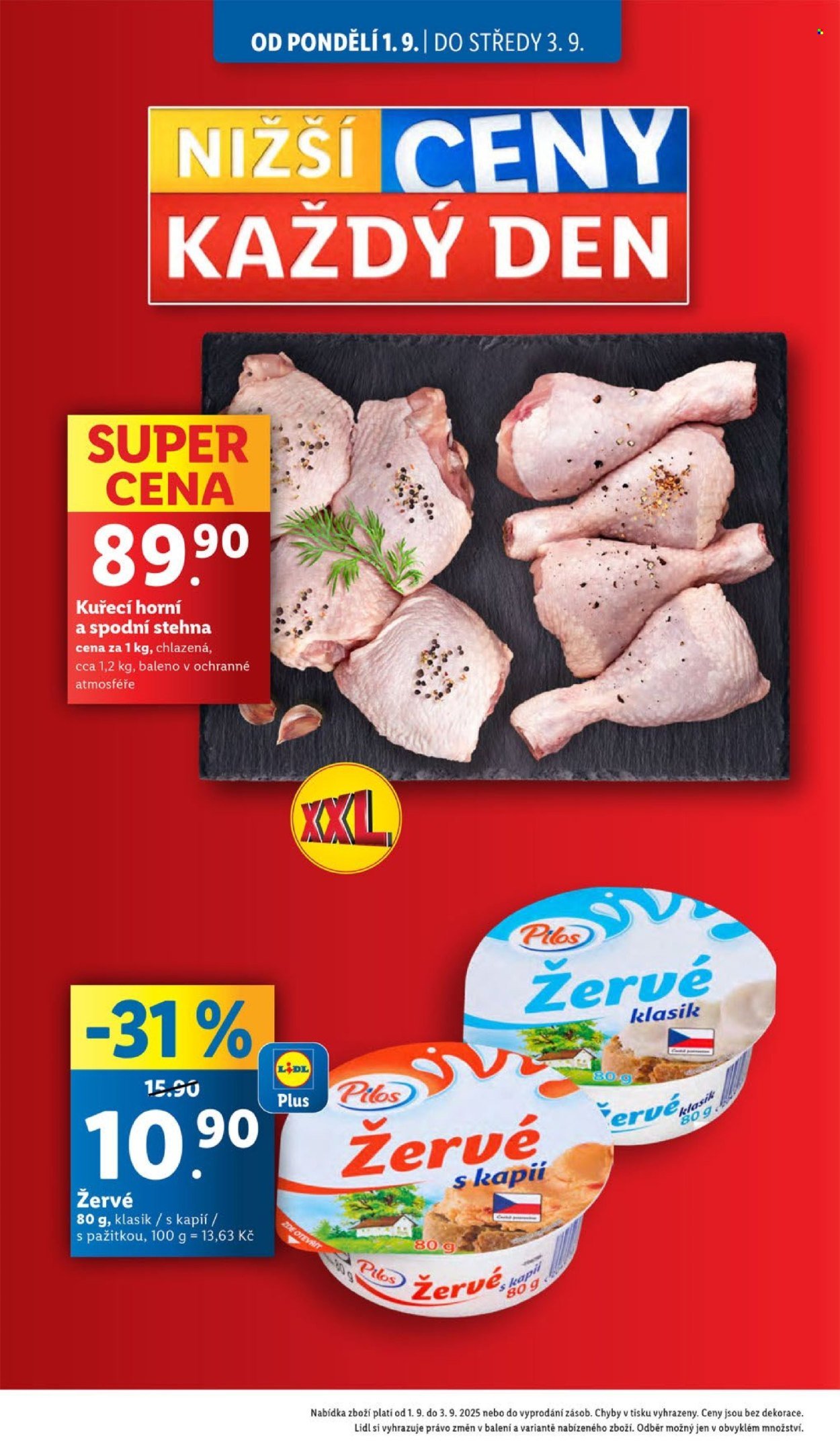 LIDL leták - Od pondělí 1.9.2025 (2025-09-01 - 2025-09-03)