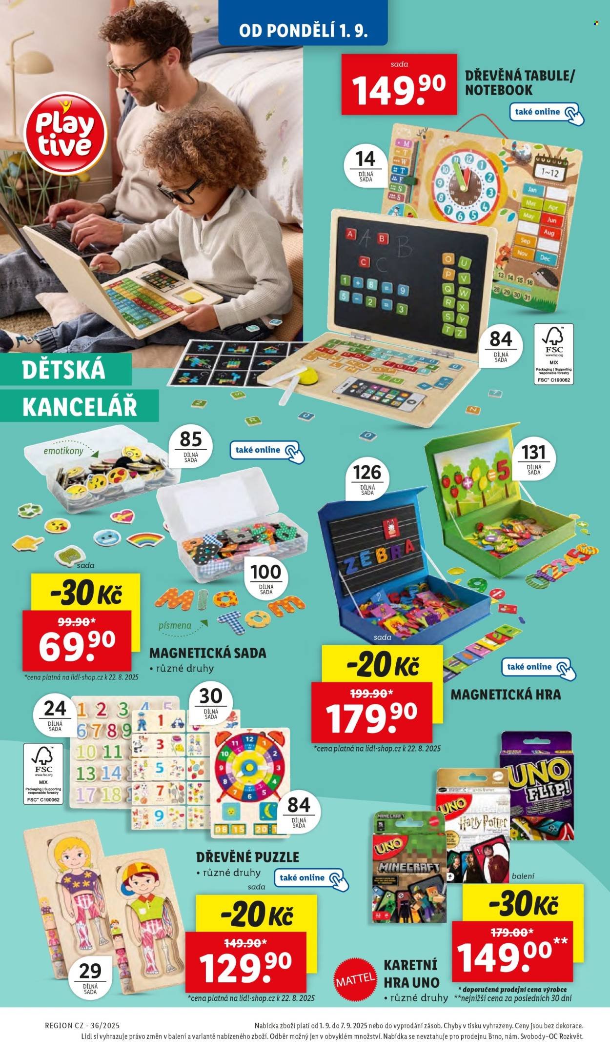 LIDL leták - Od pondělí 1.9.2025 (2025-09-01 - 2025-09-03)