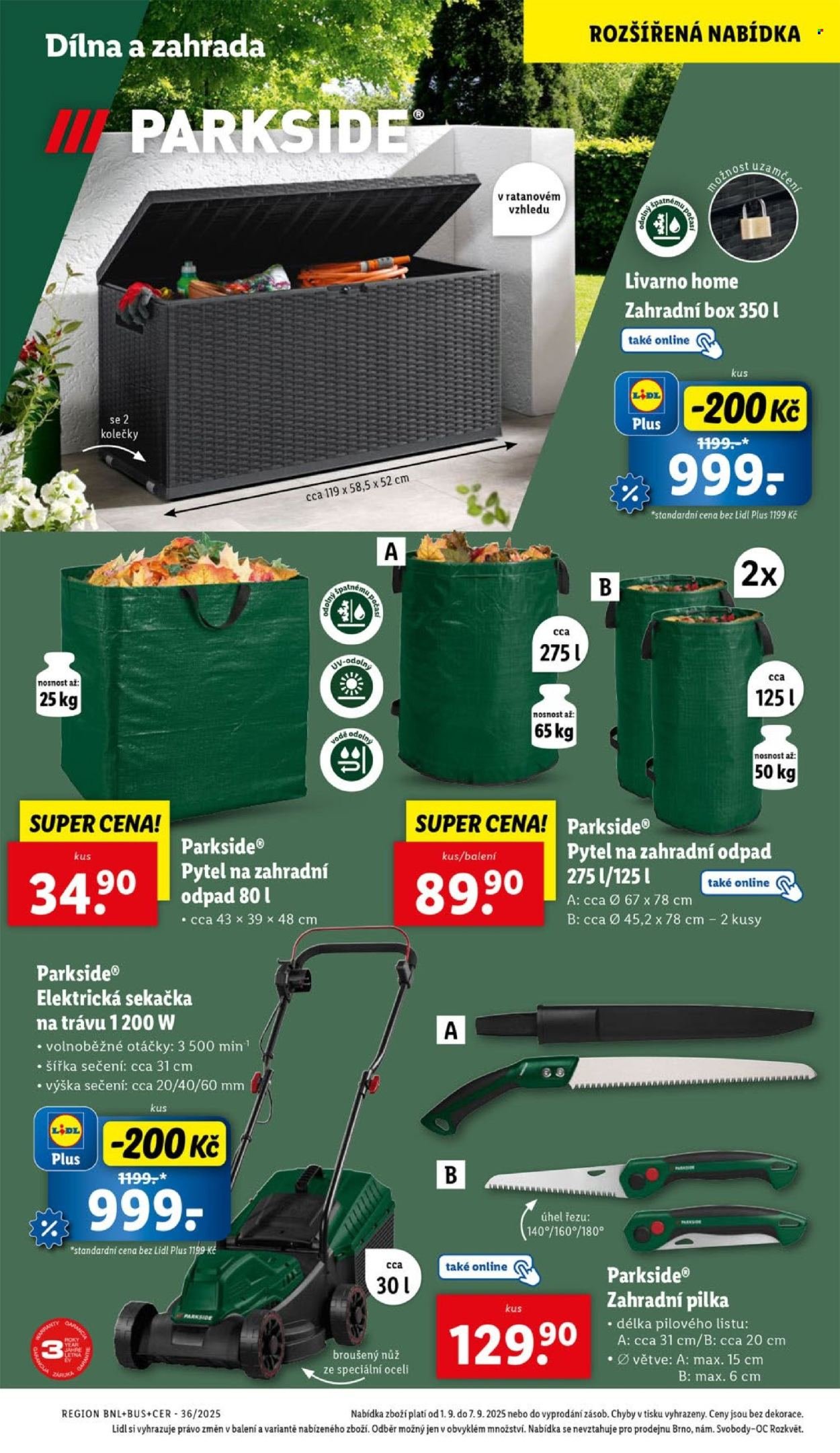 LIDL leták - Od pondělí 1.9.2025 (2025-09-01 - 2025-09-03)