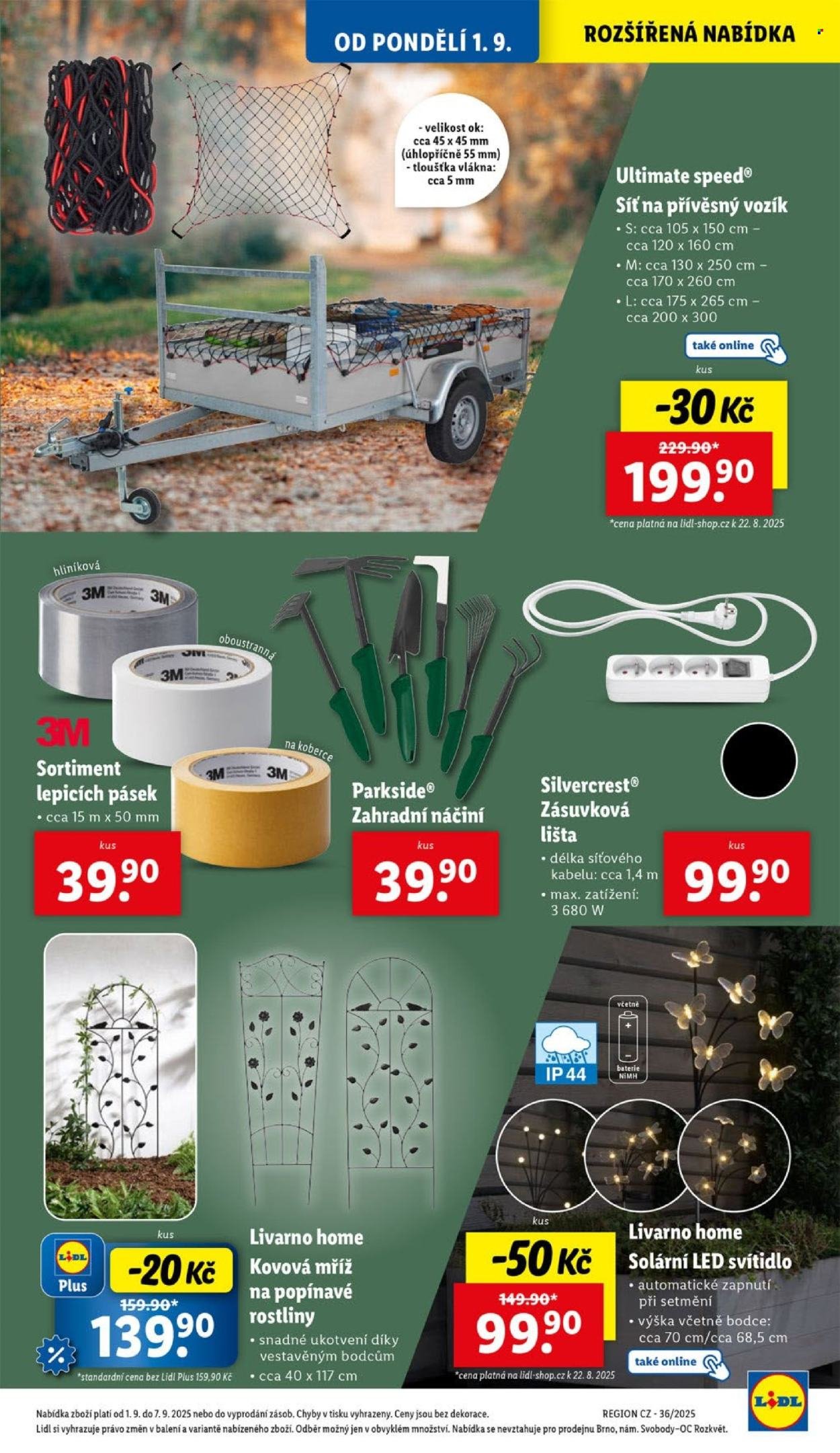 LIDL leták - Od pondělí 1.9.2025 (2025-09-01 - 2025-09-03)