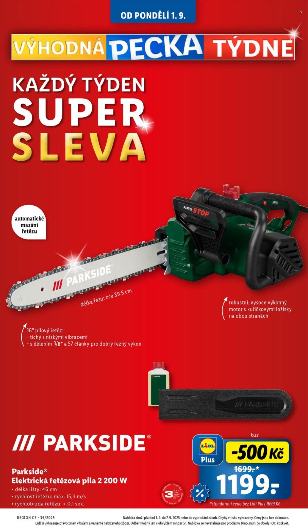 LIDL leták - Od pondělí 1.9.2025 (2025-09-01 - 2025-09-03)