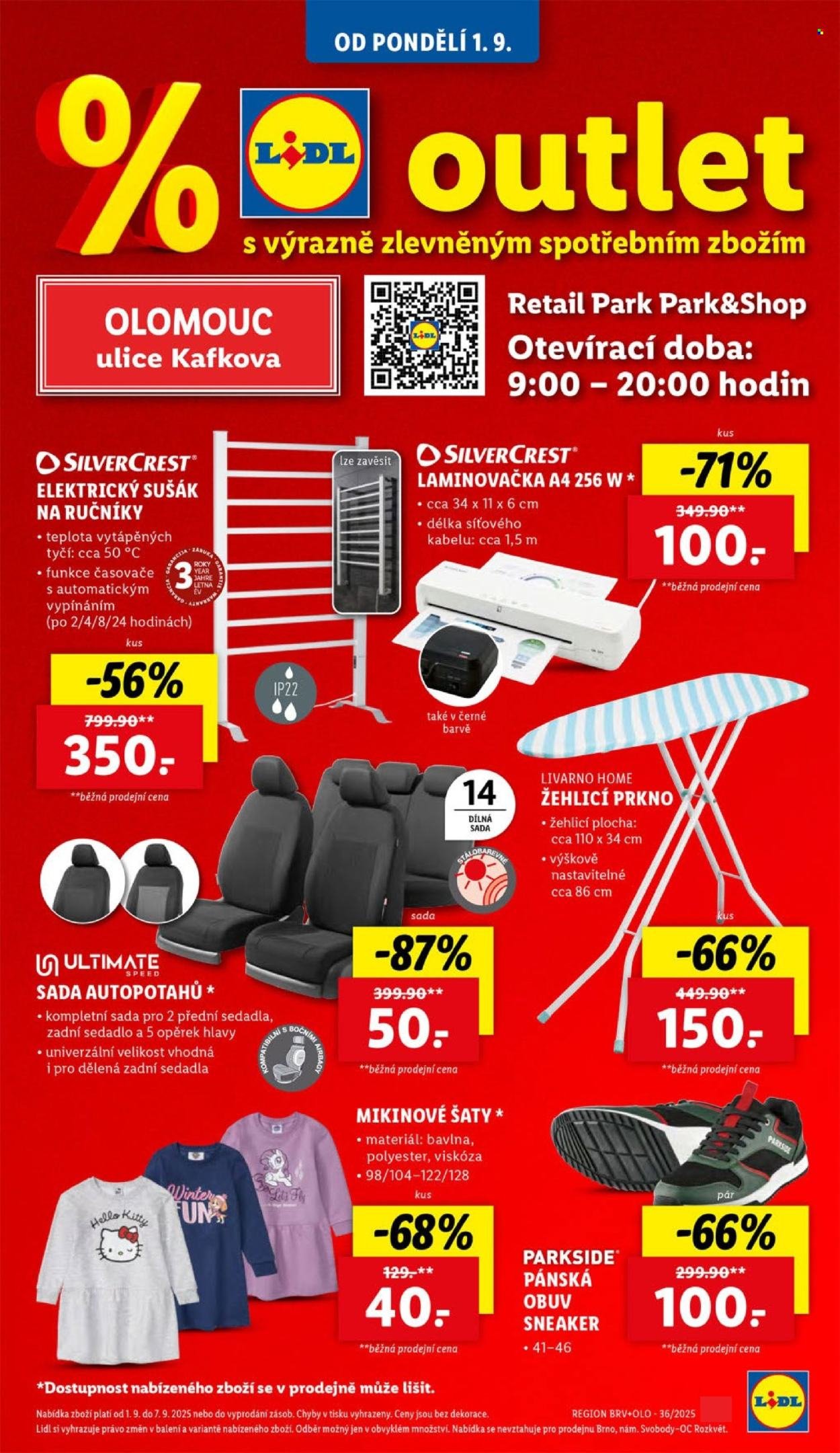 LIDL leták - Od pondělí 1.9.2025 (2025-09-01 - 2025-09-03)