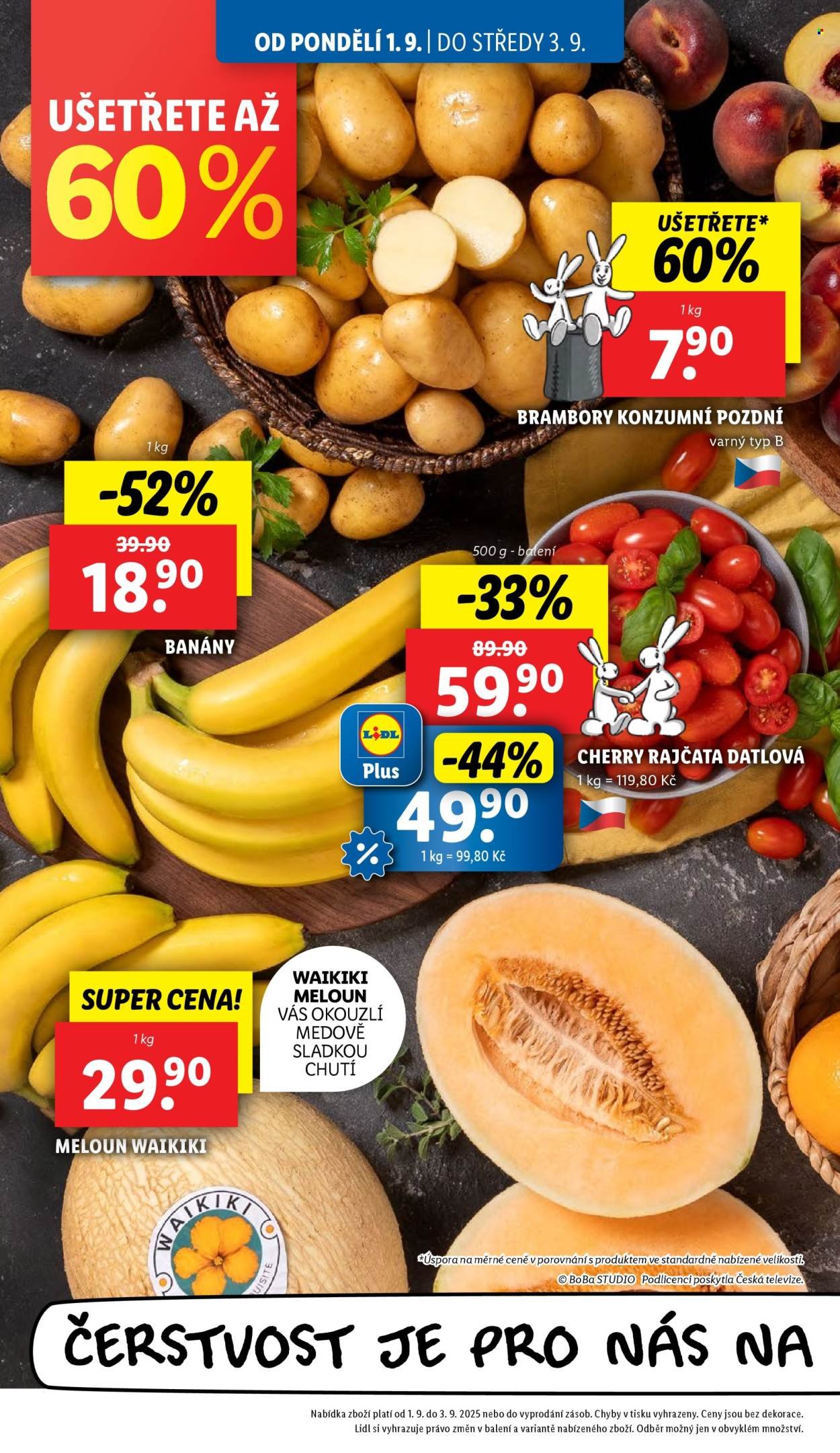 LIDL leták - Od pondělí 1.9.2025 (2025-09-01 - 2025-09-03)