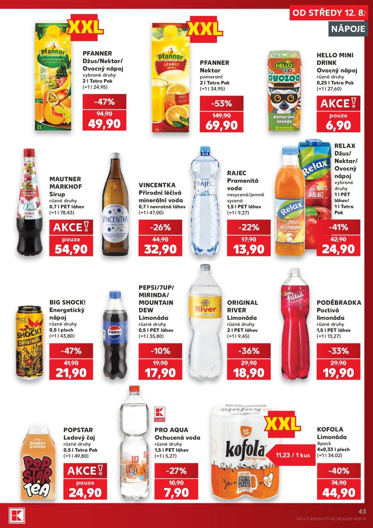 KAUFLAND leták - Od středy 12.8.2026