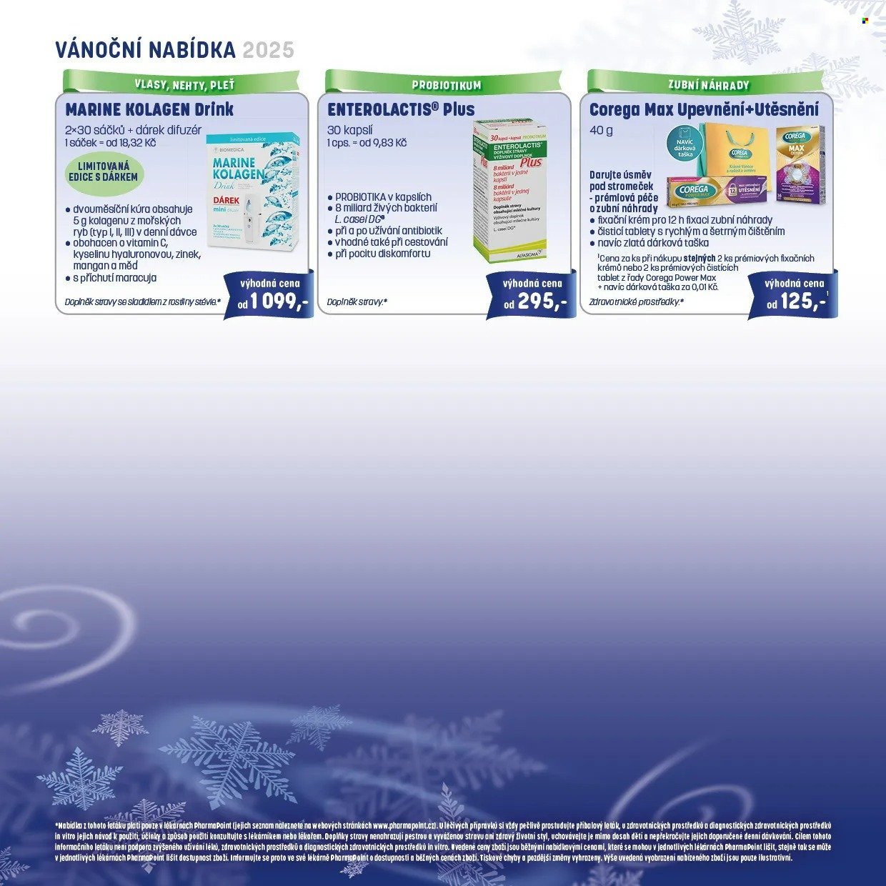 PHARMAPOINT leták - Vánoční nabídka (2025-11-10 - 2025-12-24)