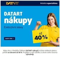 DATART leták - Datart nákupy exkluzivní slevy