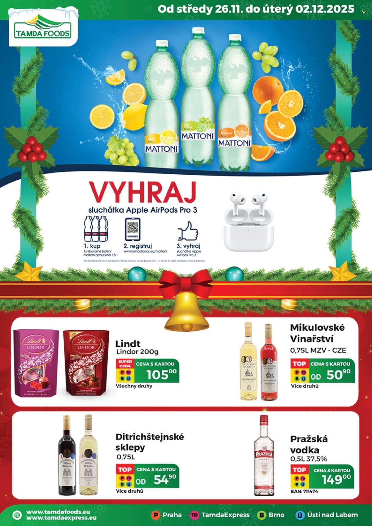 TAMDA FOODS leták - Od středy 26.11.2025 (2025-11-26 - 2025-12-02)