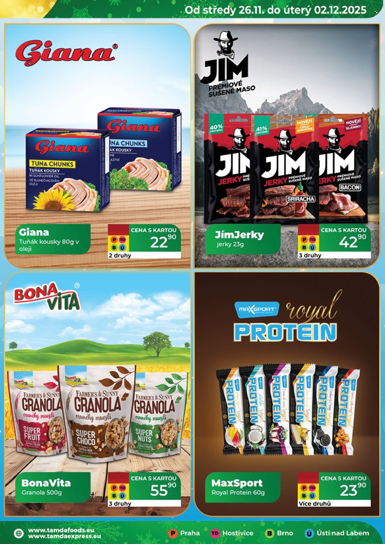 TAMDA FOODS leták - Od středy 26.11.2025 (2025-11-26 - 2025-12-02)