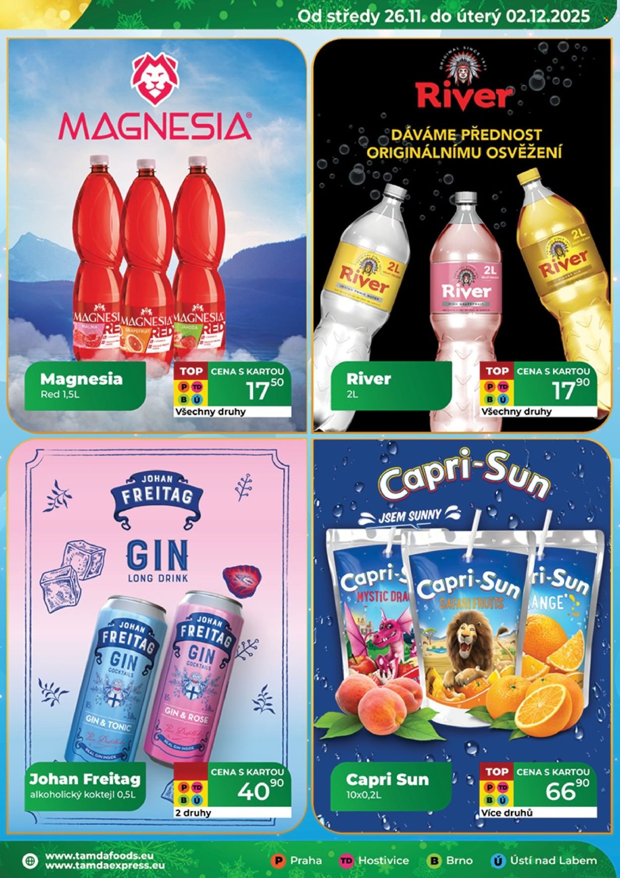 TAMDA FOODS leták - Od středy 26.11.2025 (2025-11-26 - 2025-12-02)
