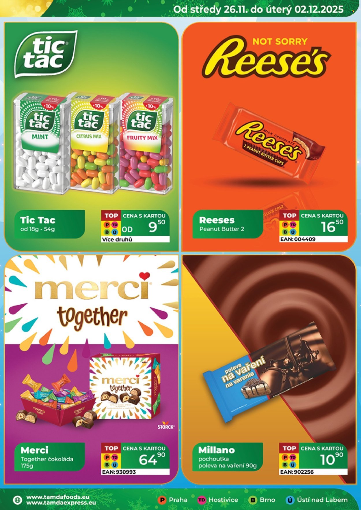 TAMDA FOODS leták - Od středy 26.11.2025 (2025-11-26 - 2025-12-02)